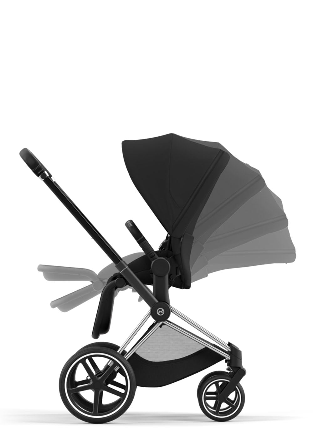 Cybex Platinum Priam Kinderwagen-Set Sepia Black Kombikinderwagen