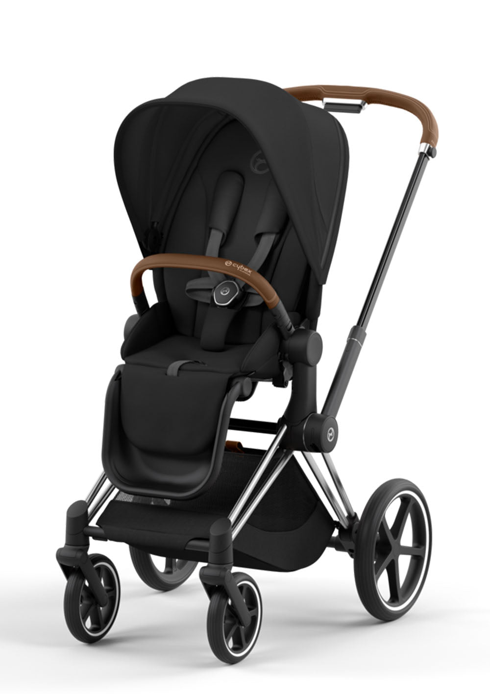 Cybex Platinum Priam Kinderwagen-Set Sepia Black Kombikinderwagen