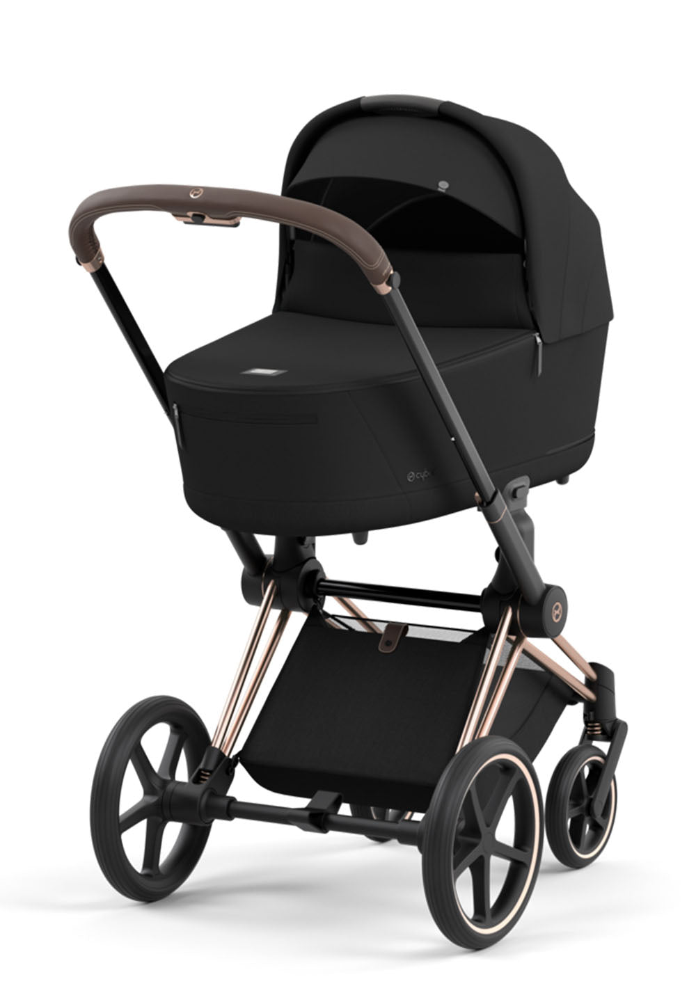 Cybex Platinum Priam Kinderwagen-Set Sepia Black Kombikinderwagen