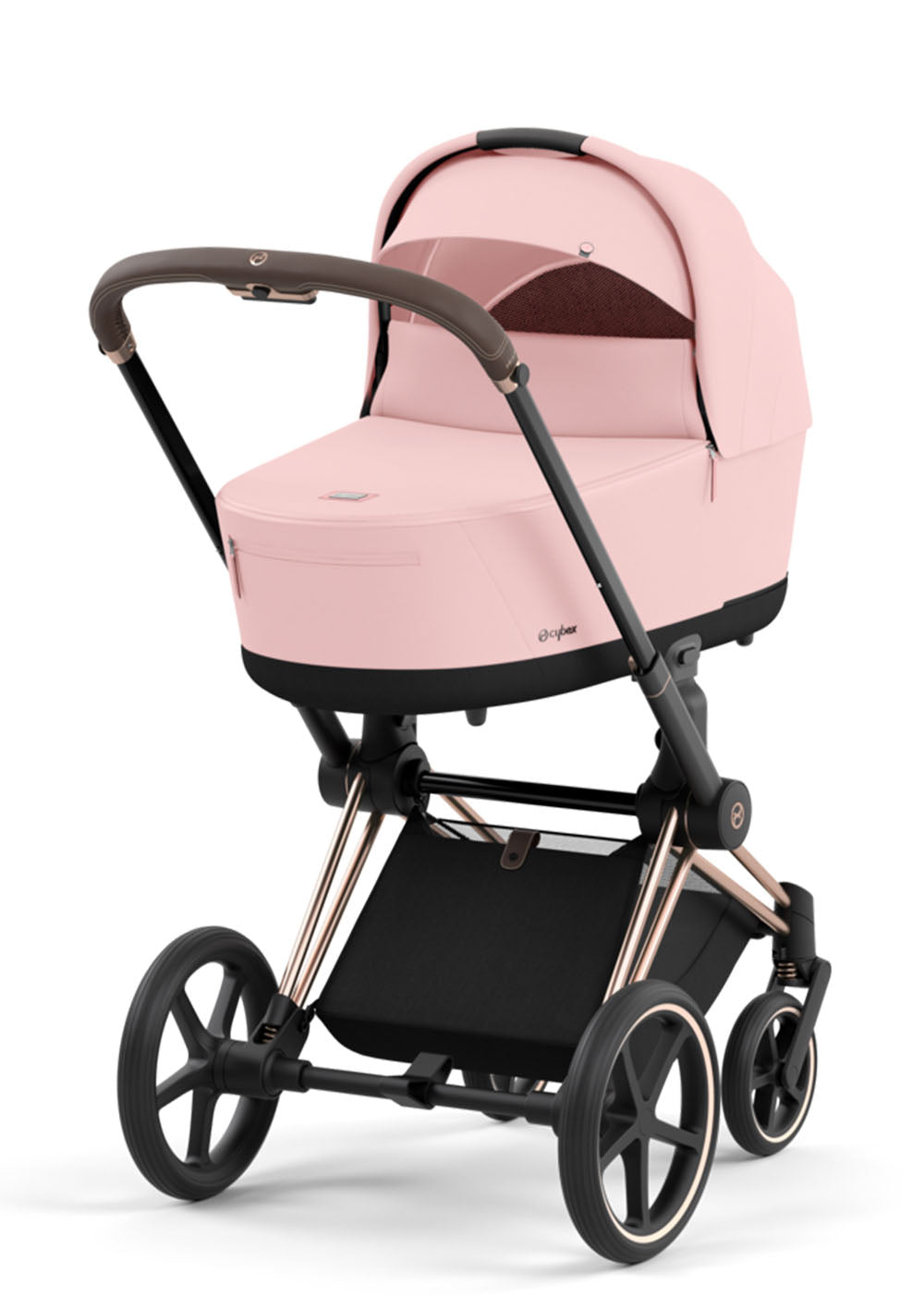 Cybex Platinum Priam Kinderwagen-Set Peach Pink