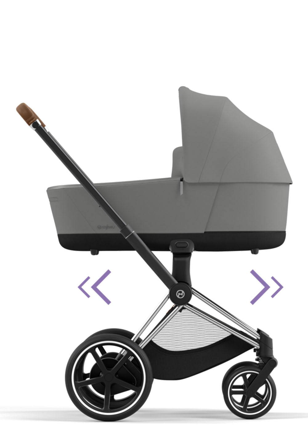 Cybex e-Priam Kinderwagen-Set Comfort Mirage Grey