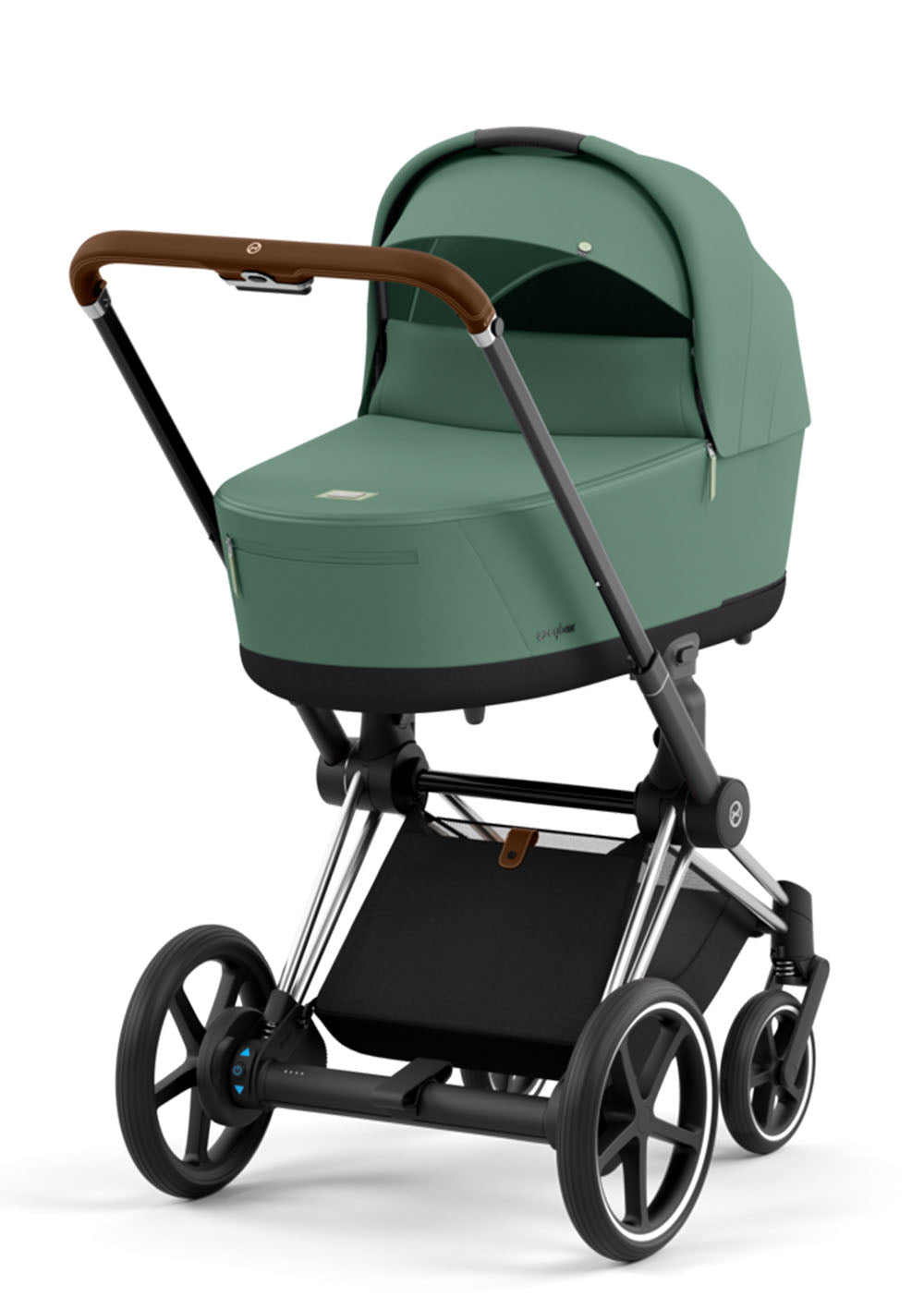 Cybex e-Priam Kinderwagen-Set Comfort Leaf Green