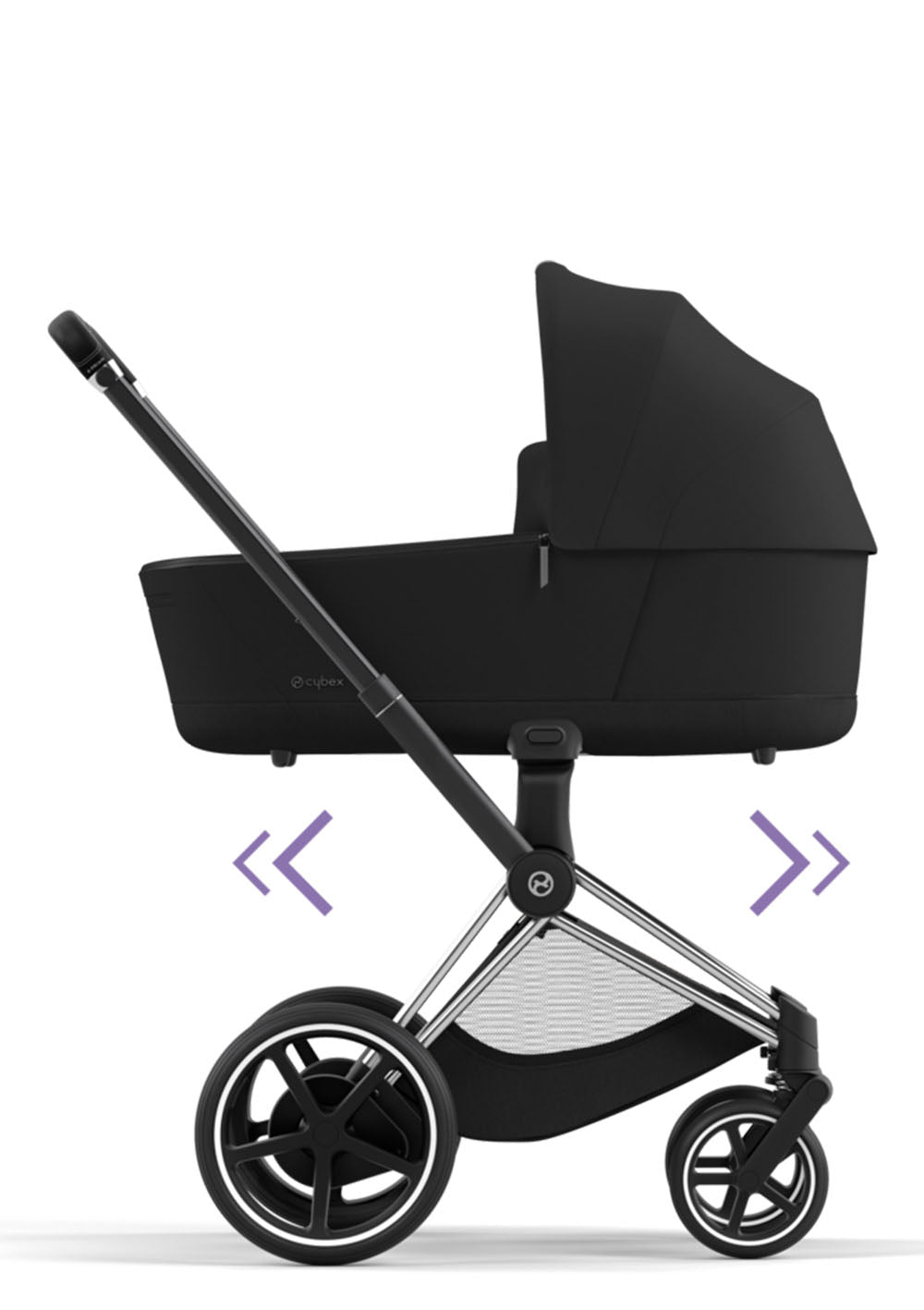 Cybex e-Priam Kinderwagen-Set Comfort Sepia Black