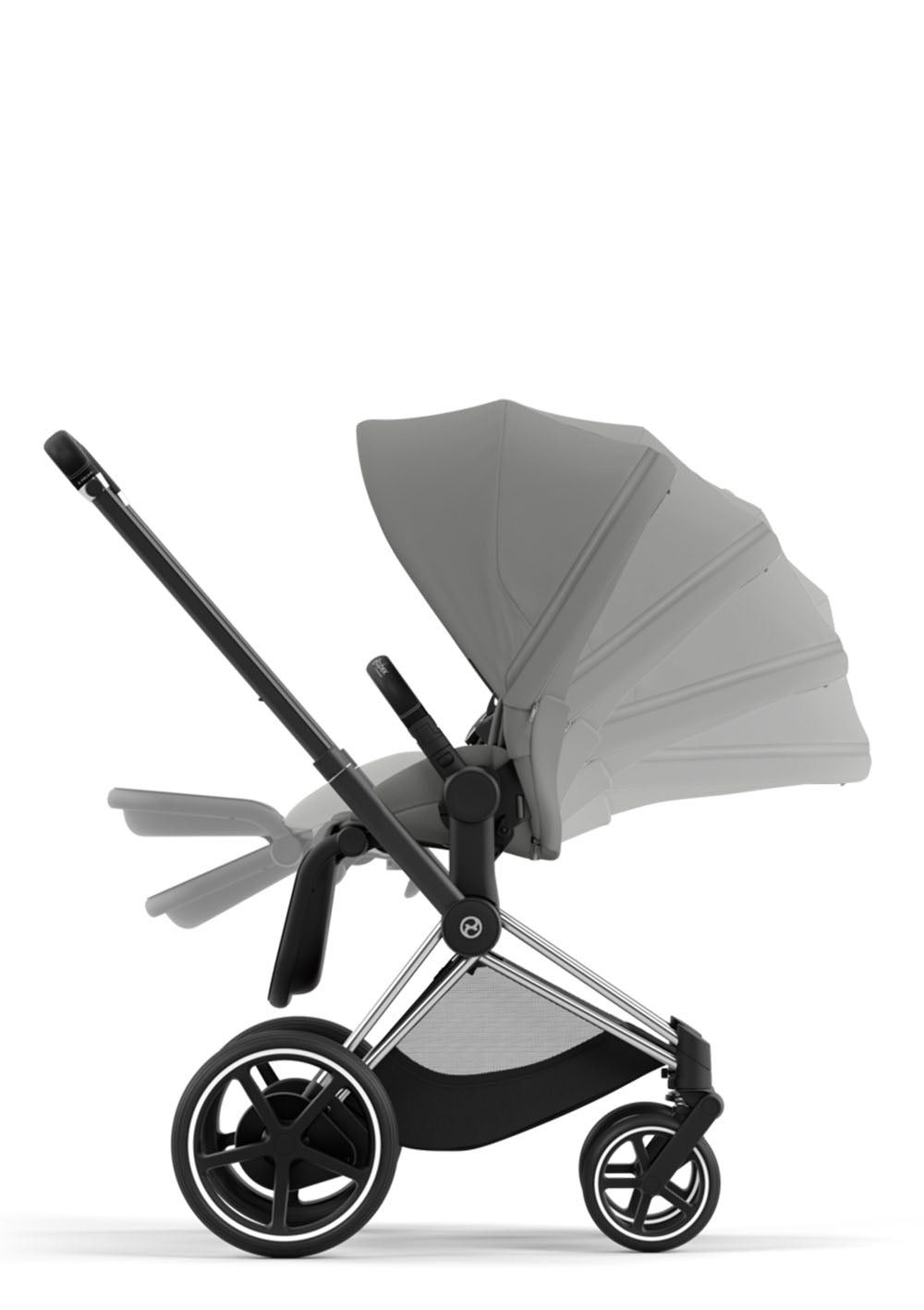 Cybex e-Priam Kinderwagen-Set Comfort Mirage Grey