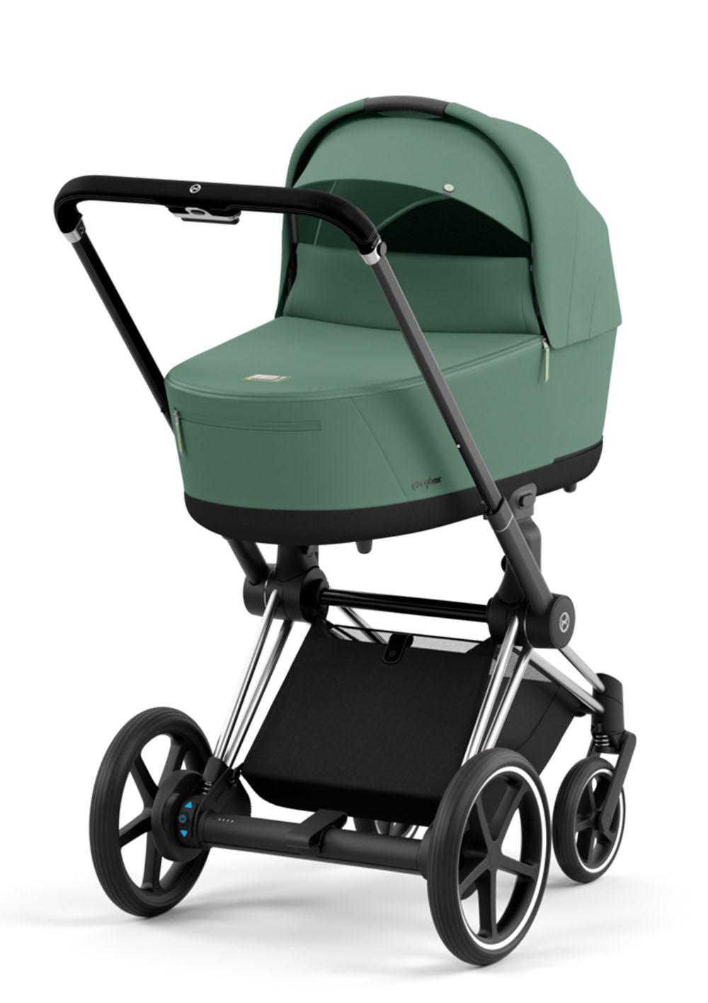 Cybex e-Priam Kinderwagen-Set Comfort Leaf Green