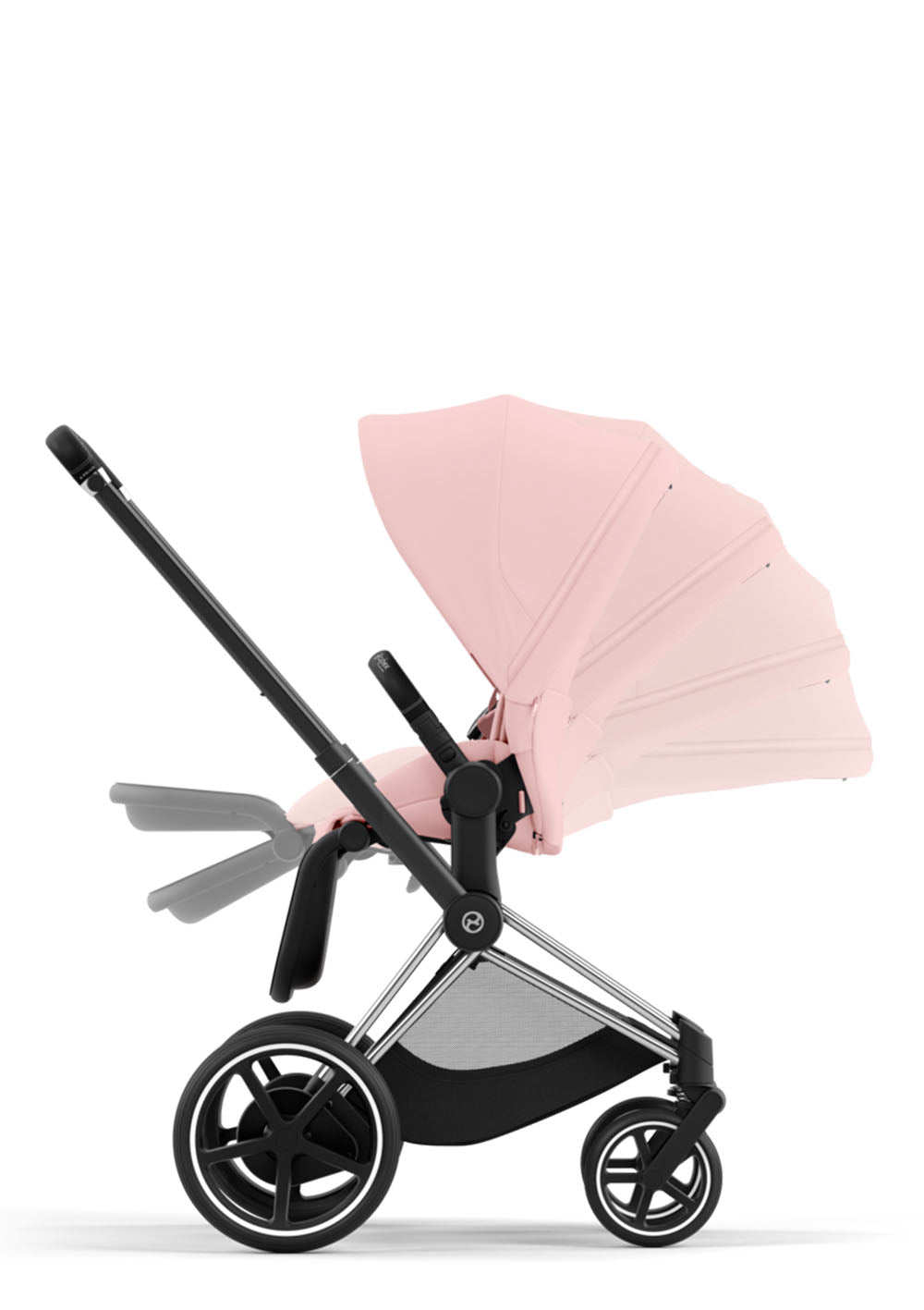 Cybex e-Priam Kinderwagen-Set Comfort Peach Pink