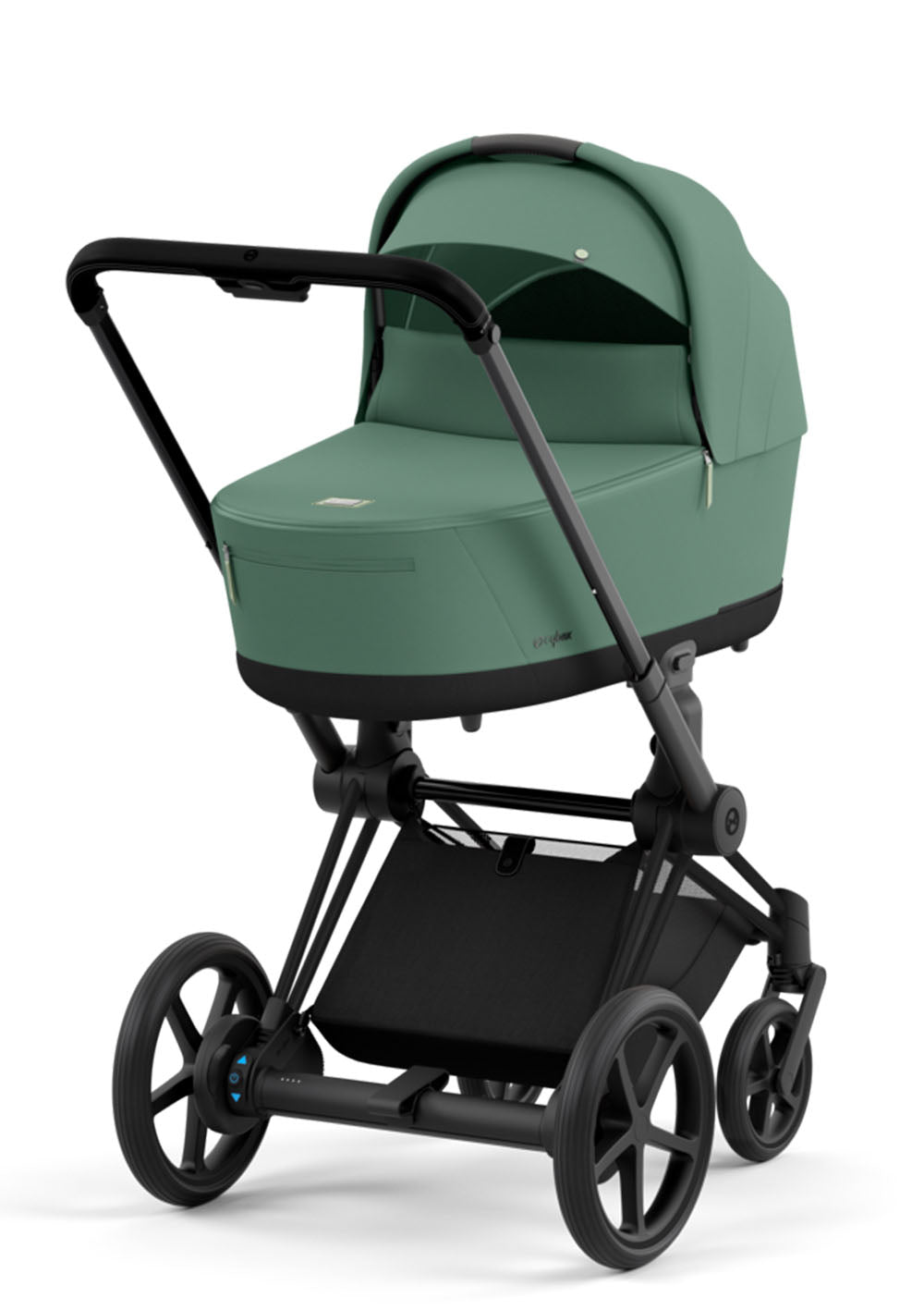 Cybex e-Priam Kinderwagen-Set Comfort Leaf Green