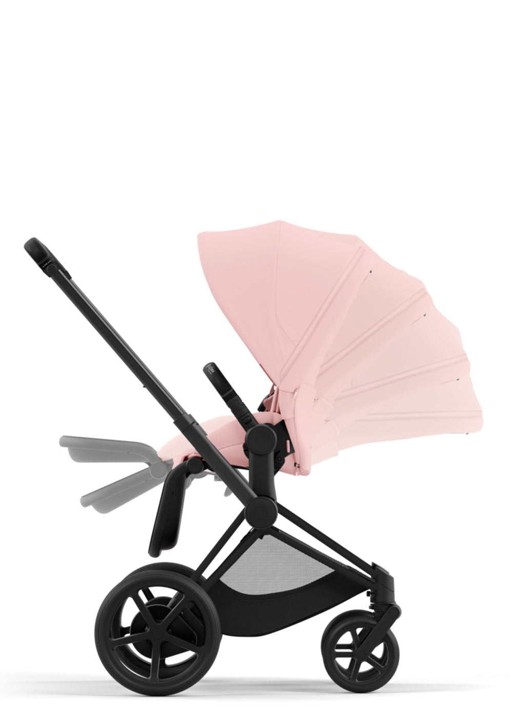 Cybex e-Priam Kinderwagen-Set Comfort Peach Pink