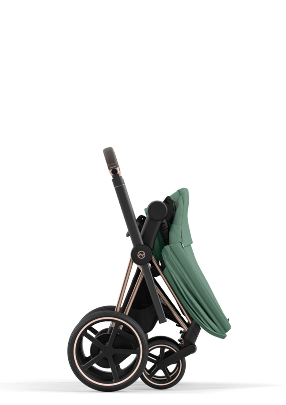 Cybex e-Priam Kinderwagen-Set Comfort Leaf Green
