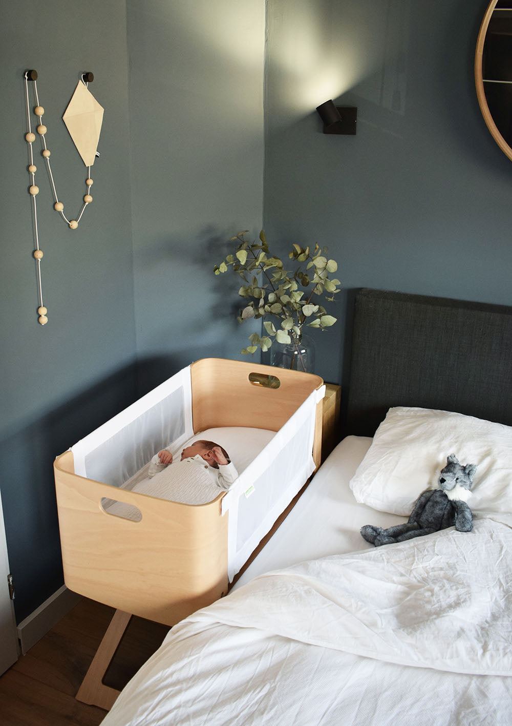 Bednest Beistellbett mit Bio-Matratze