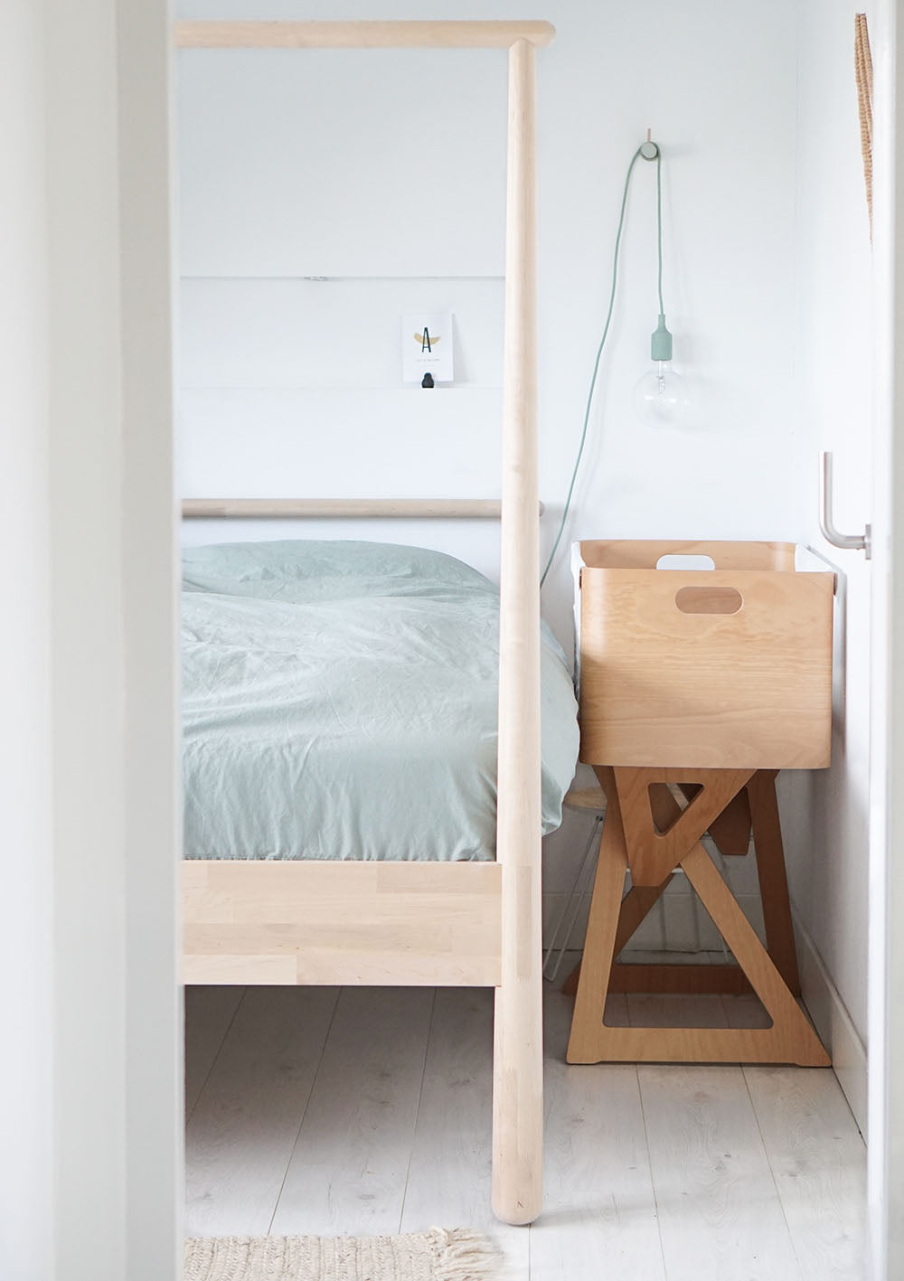 Bednest Beistellbett mit Bio-Matratze