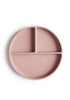Silikon Teller mit Saugnapf Blush