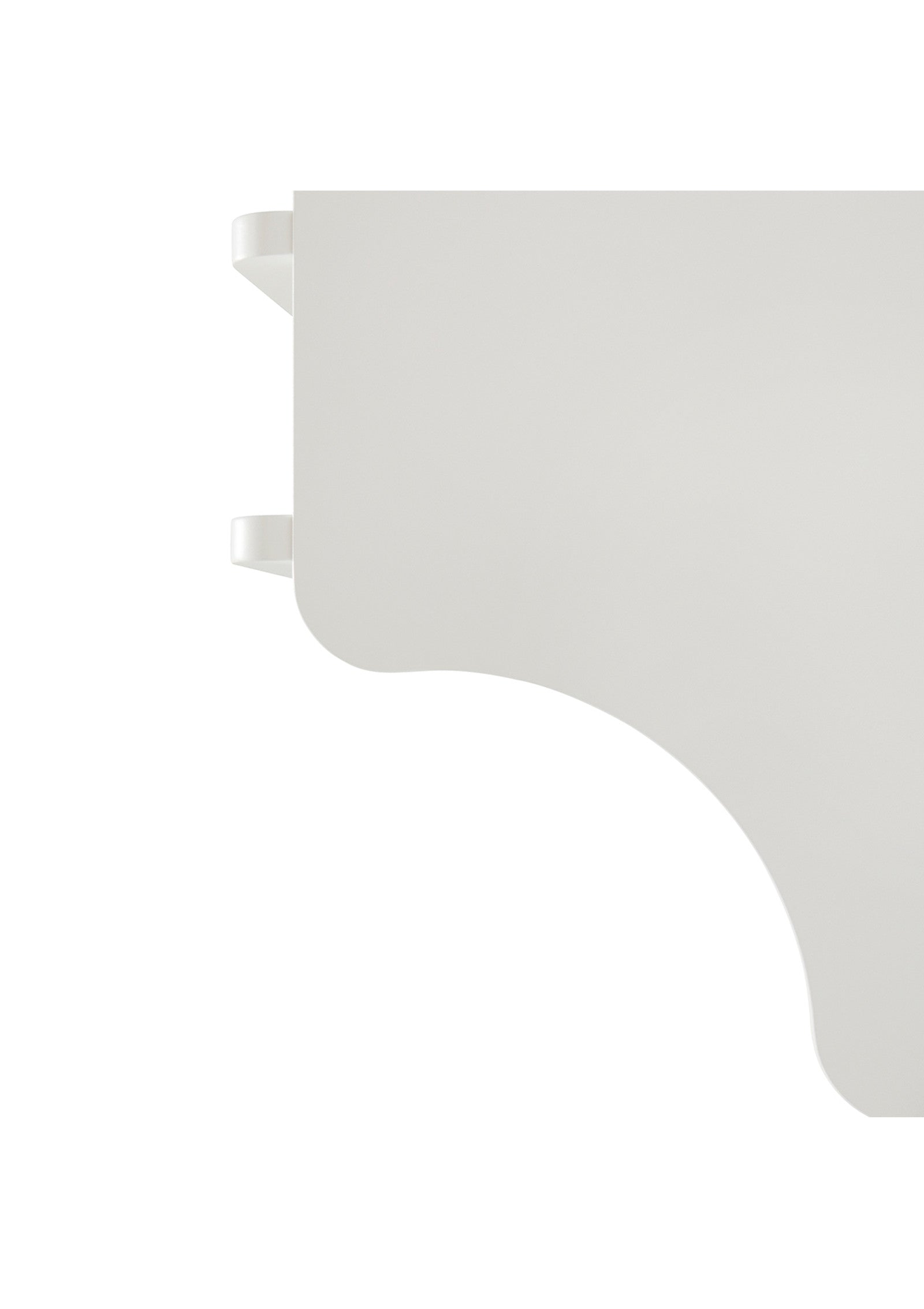 'Seeside' Bücherregal mit Haken / weiß