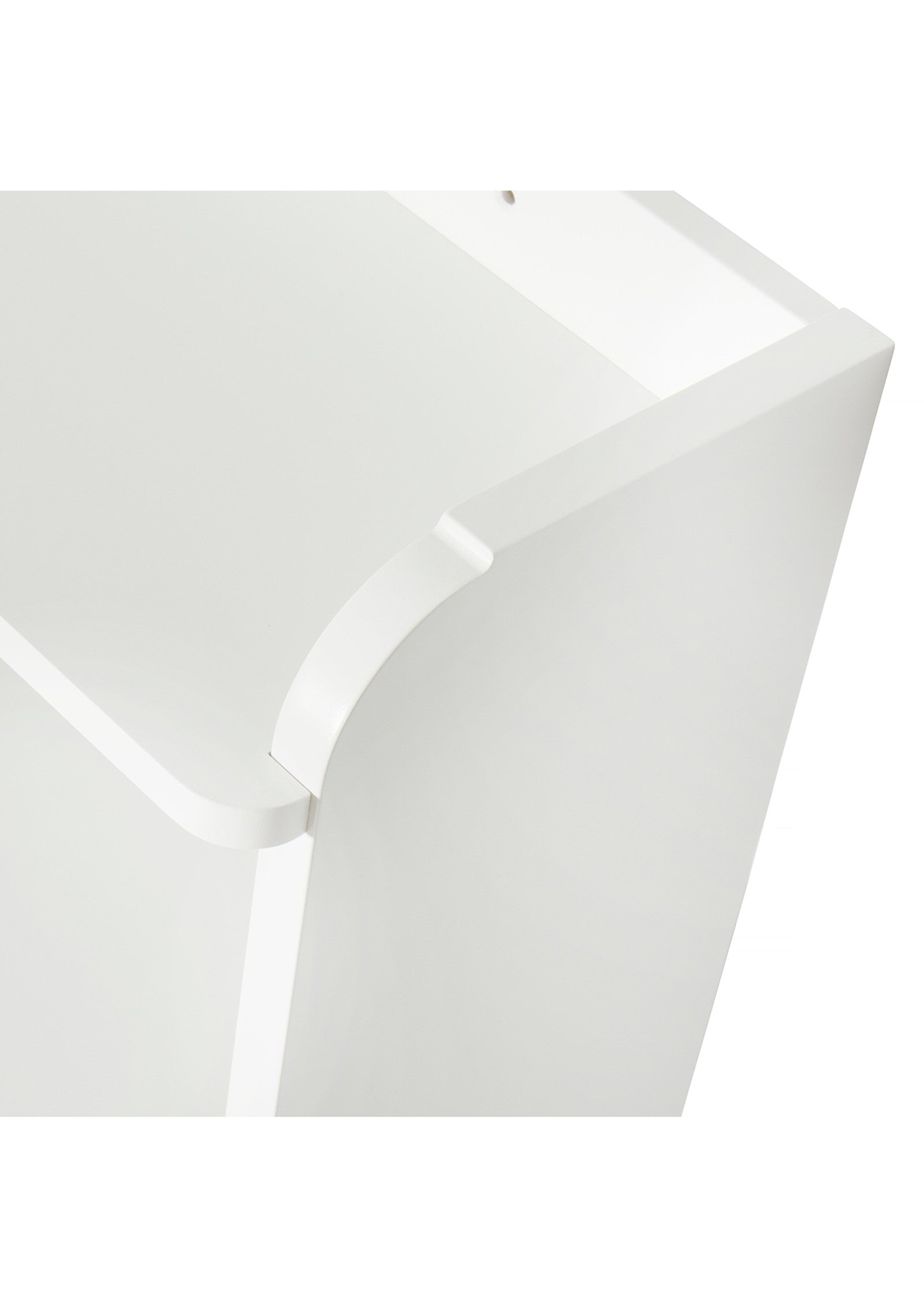 'Seeside' Bücherregal mit Haken / weiß