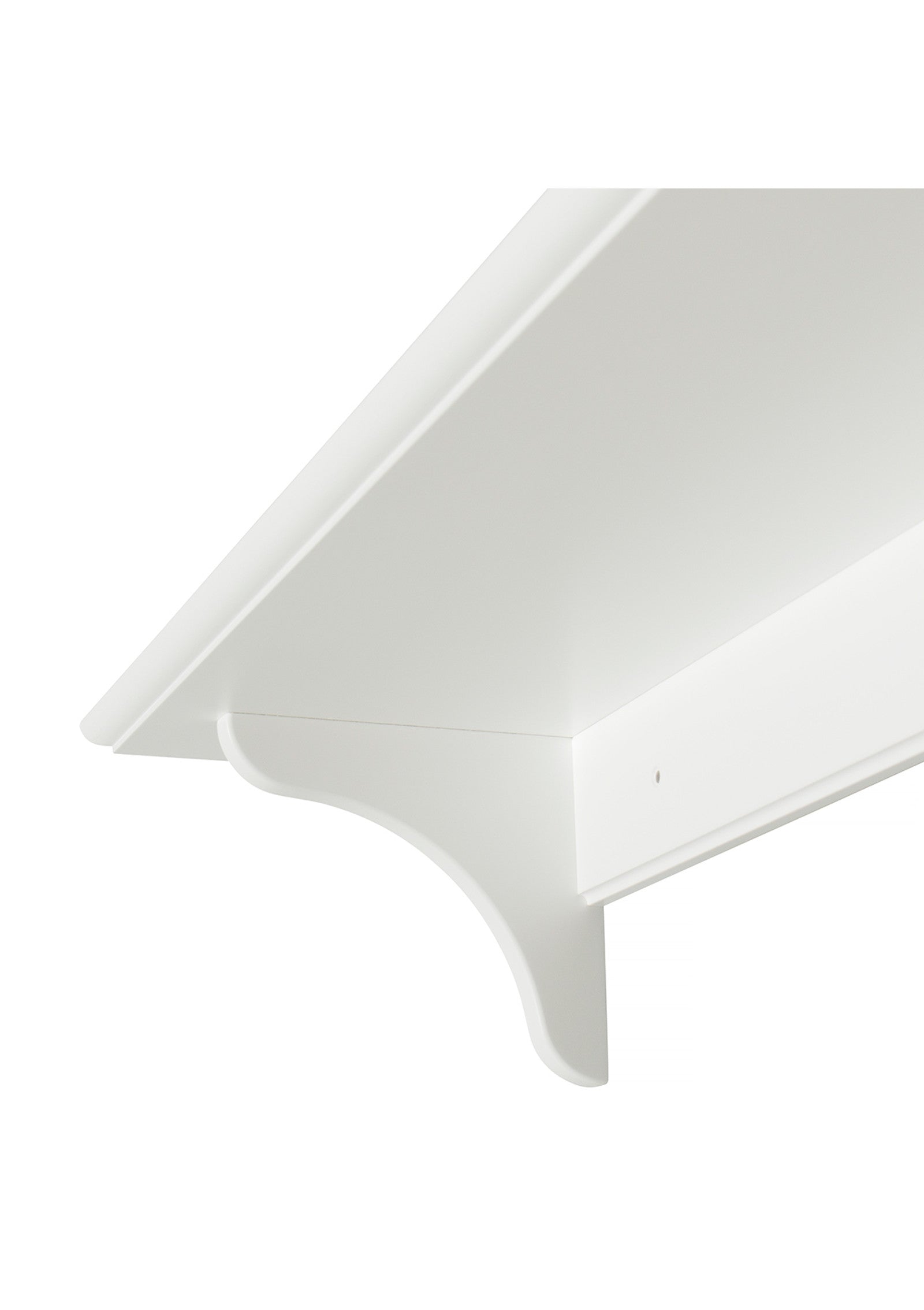 'Seeside' Wandregal groß mit Haken / weiß