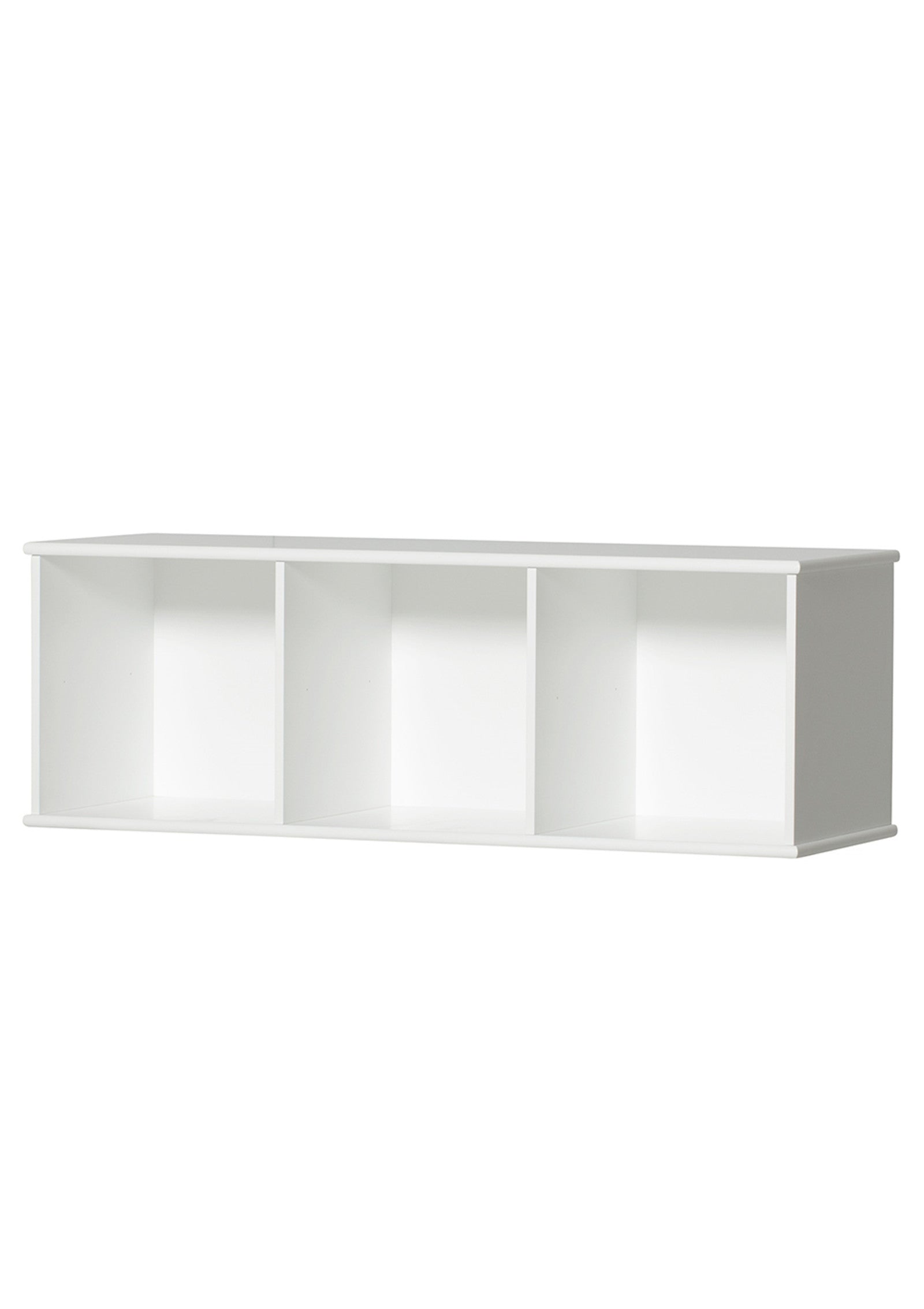 'Wood' Standregal horizontal 3 x 2 / weiß mit Sockel