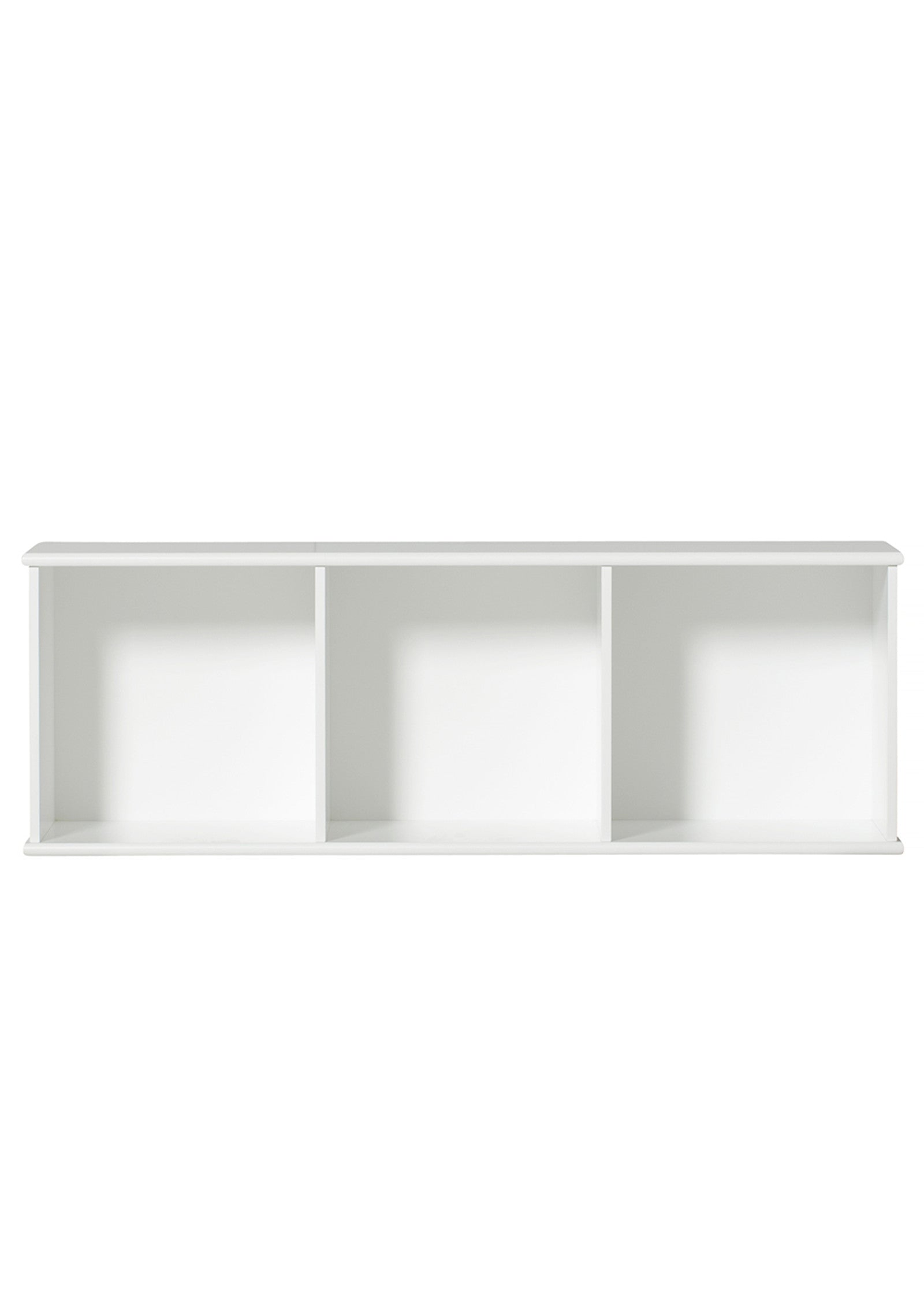 'Wood' Standregal horizontal 3 x 2 / weiß mit Sockel