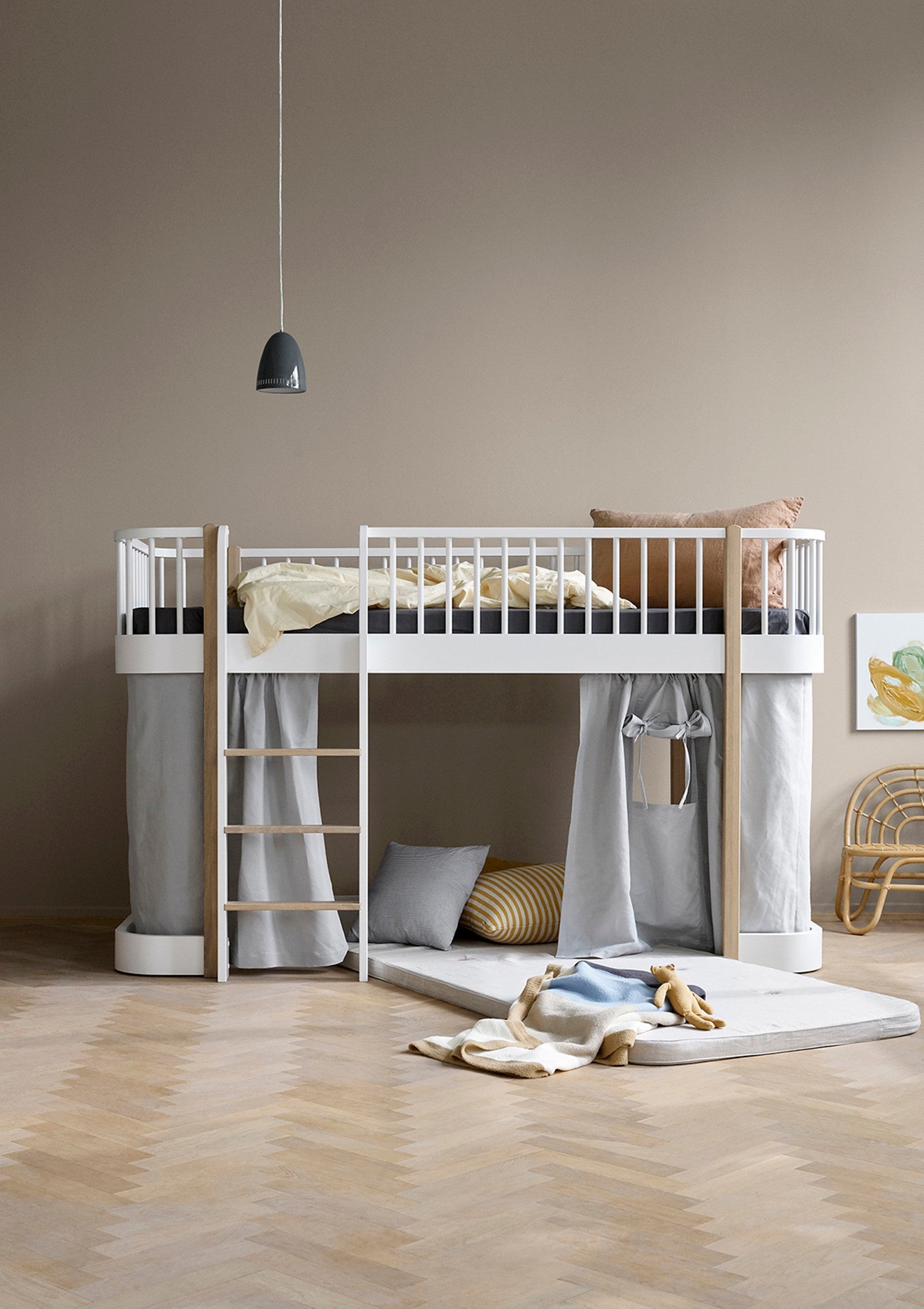 'Wood' Vorhang / natur