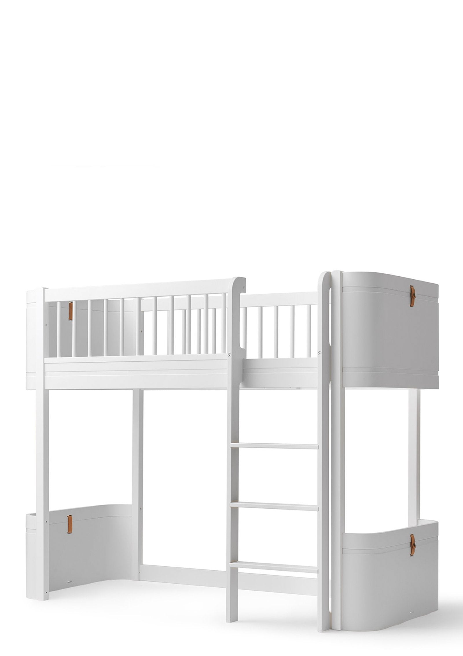 Oliver Furniture Umbauset für 'Wood Mini+' zum halbhohen Hochbett Weiß 