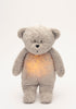 Teddybär mit Licht 'Organic Humming Bear' grey natur