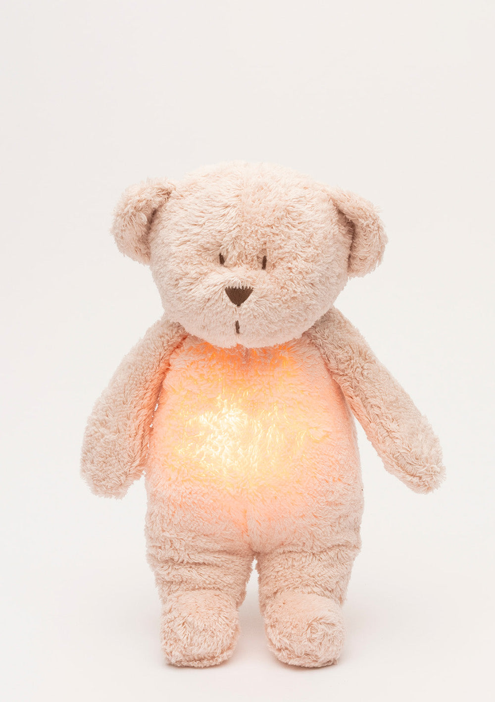 Teddybär mit Licht 'Organic Humming Bear' rose