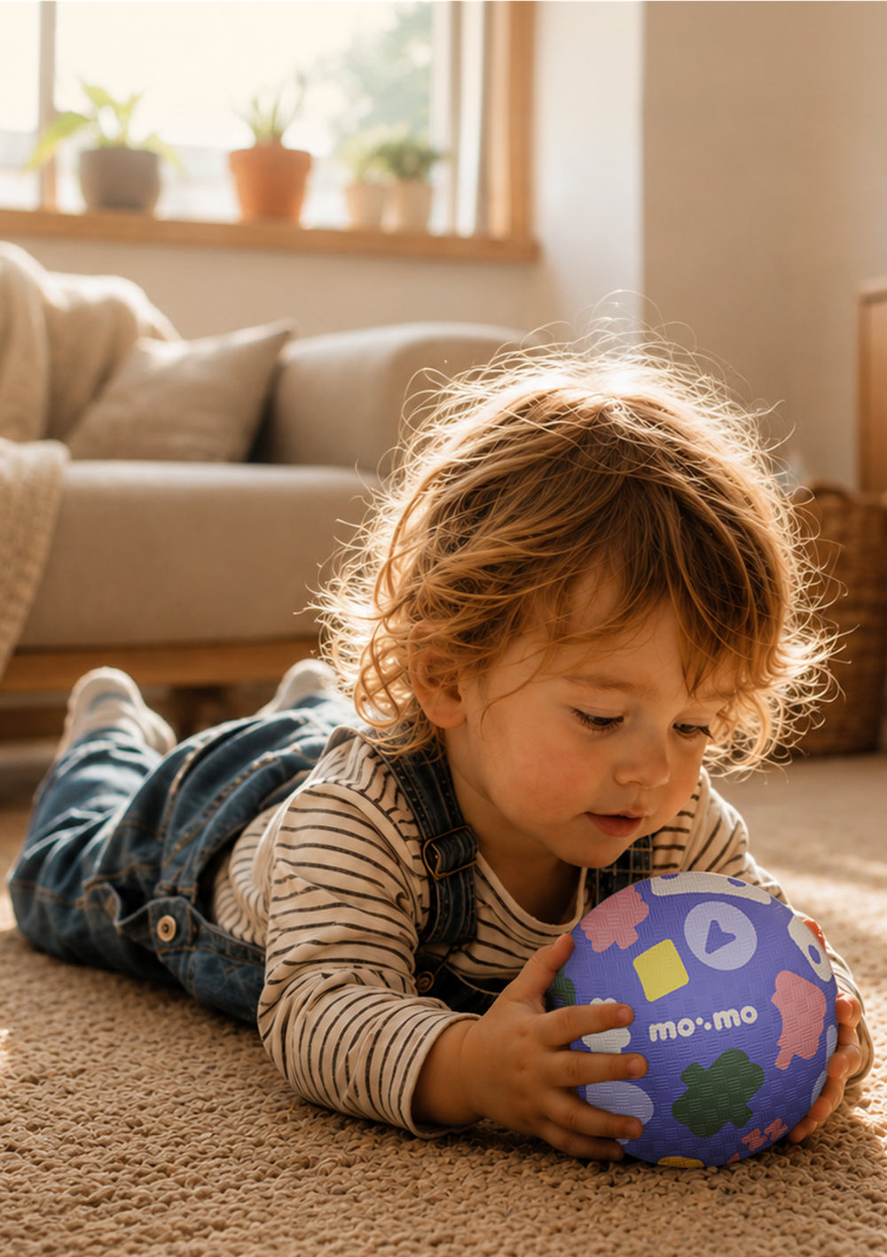 mo:mo Starter-Set 'Bouncing Buddy' Spielball mit App-Zugang Blueberry