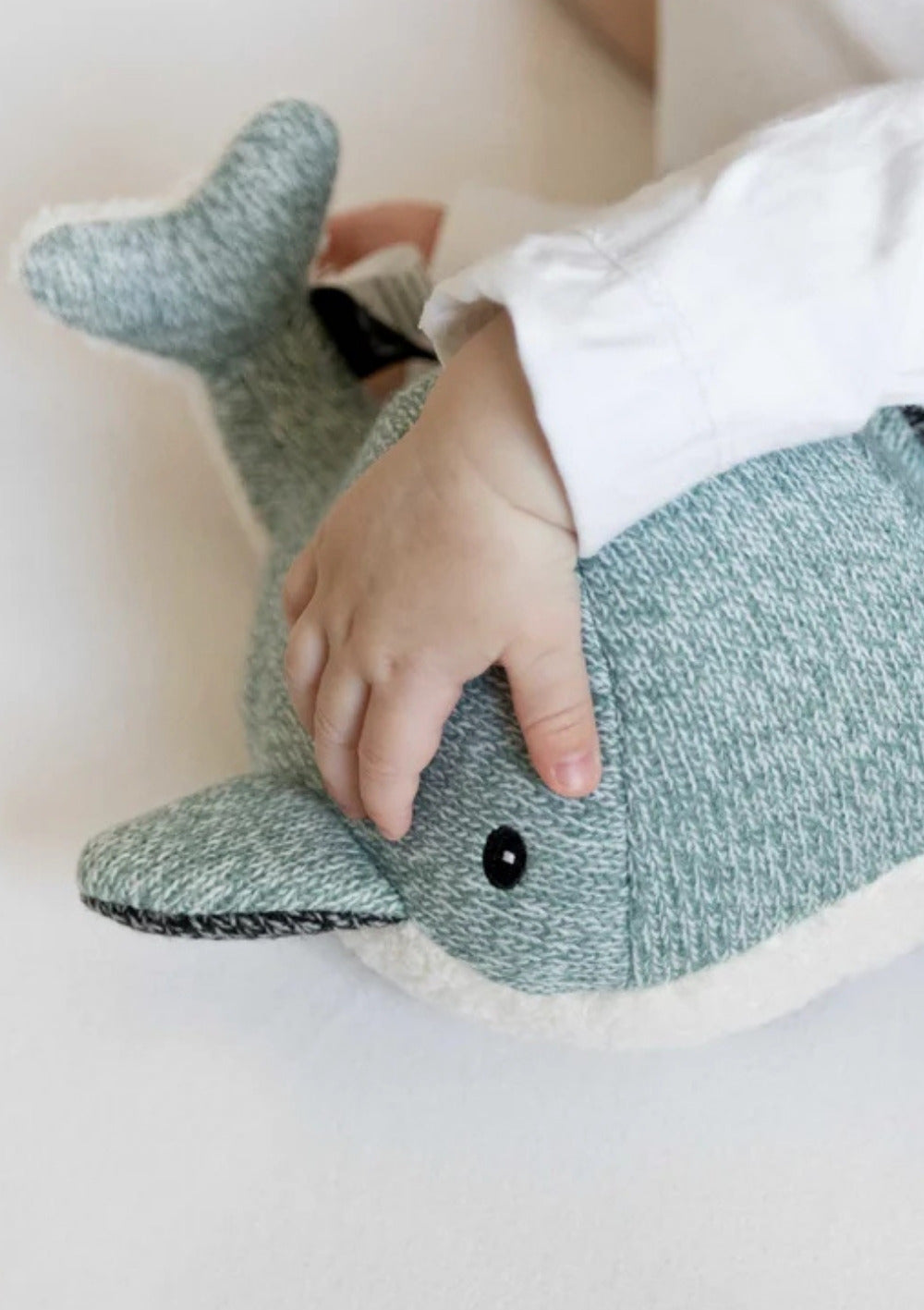 flow Amsterdam heartbeat comforter Kuscheltier mit Spieluhr 'Moby' Green