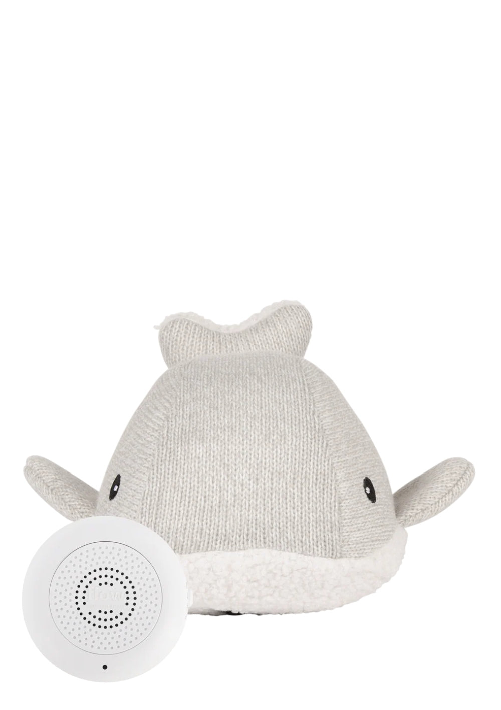 flow Amsterdam heartbeat comforter Kuscheltier mit Spieluhr 'Moby' Grey