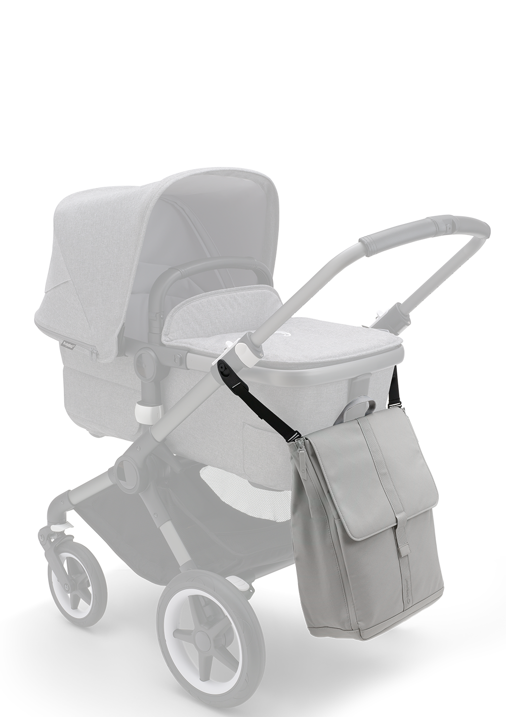 bugaboo Wickelrucksack Nebelgrau KIND DER STADT
