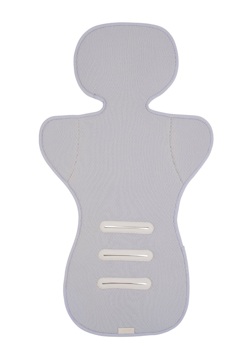 Babyline Bombón Sitzauflage Gruppe 0 – Grau, Aus Kaschmir-Stoff | Universalbezug Für Kinderwagen & Autositz