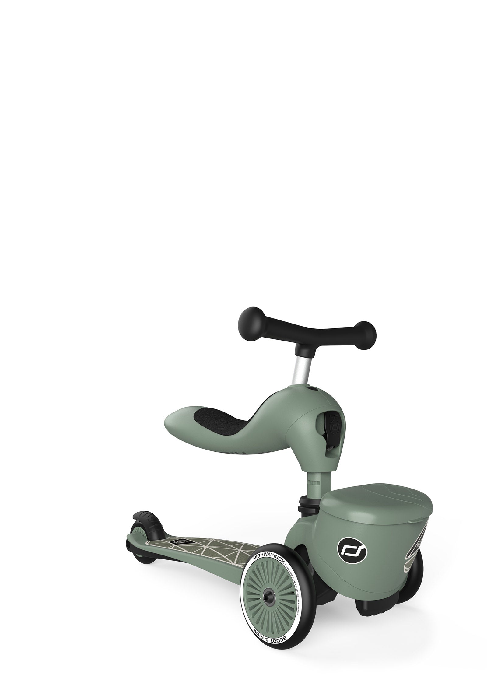 Scoot and Ride 2in1 Kickboard 'Highway Kick 1 Lifestyle' Green Lines