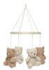 Baby Mobile 'Teddy Bear' Natural Biscuit