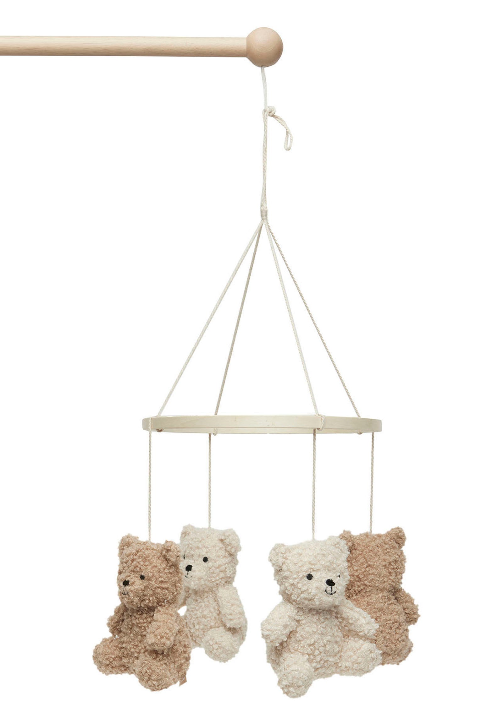 Jollein Baby Mobile 'Teddy Bear' Natural Biscuit