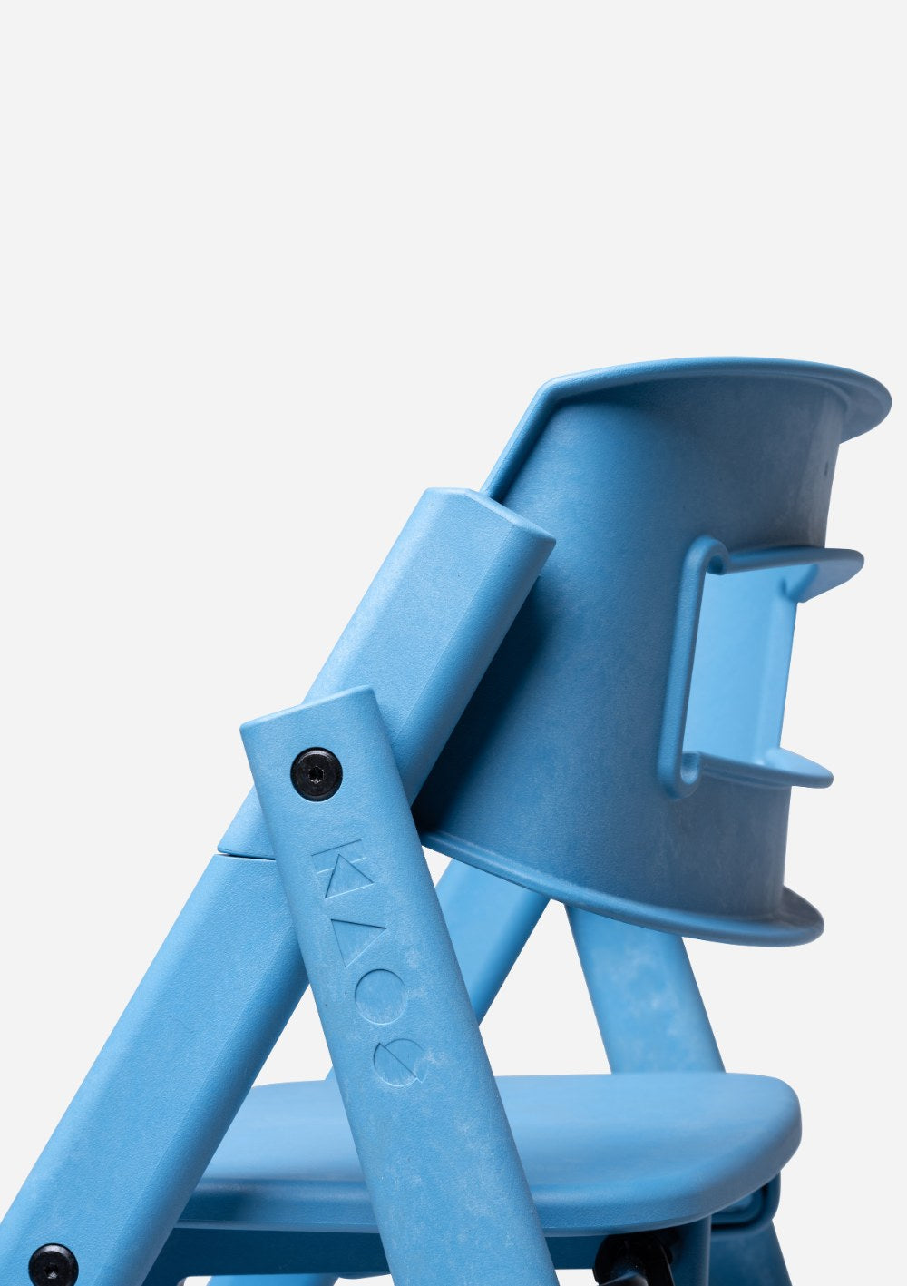 KAOS Hochstuhl Klapp Recycelter Kunststoff Swedish Blue