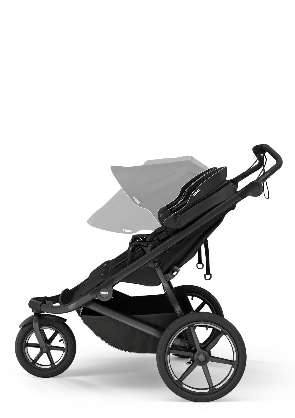 Thule Urban Glide 3 Double Kinderwagen-Set mit Babywanne Black