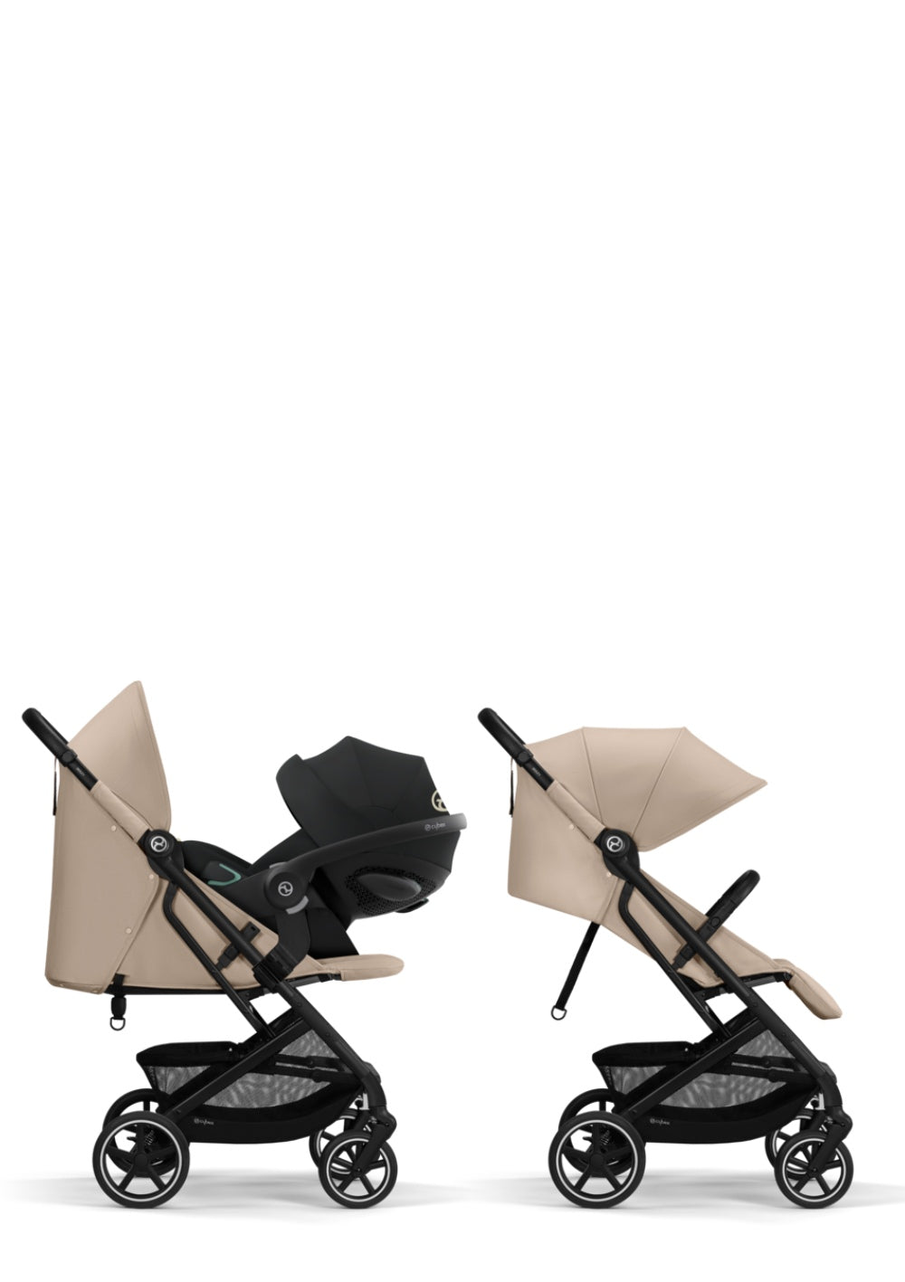 Cybex Beezy Buggy Black/Almond Beige