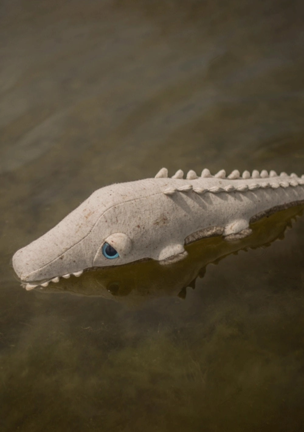 Bigstuffed Kuscheltier 'Mini Albino Crocodile'