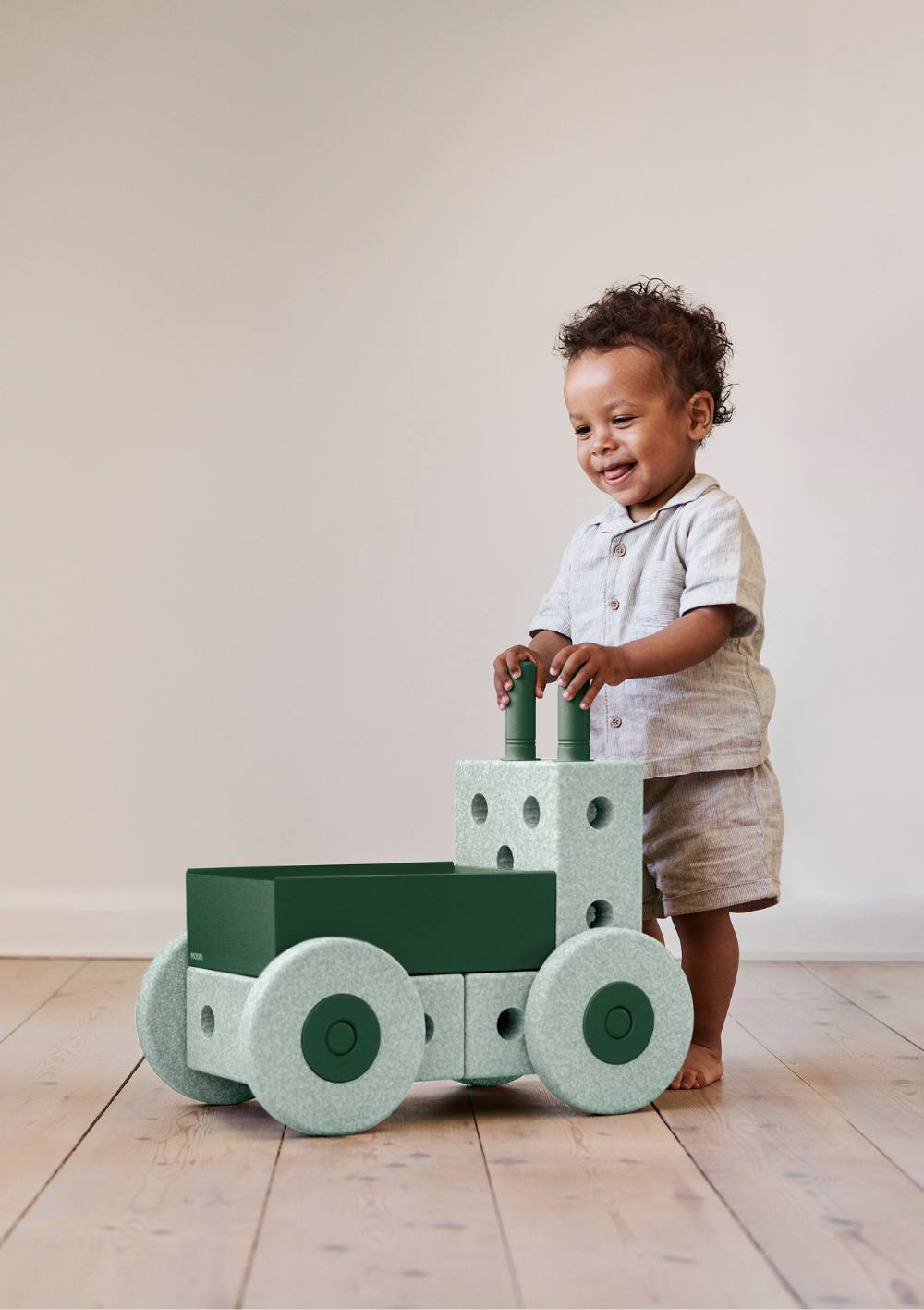 MODU 3-in-1 Lauflernwagen Ocean Mint / Forest Green