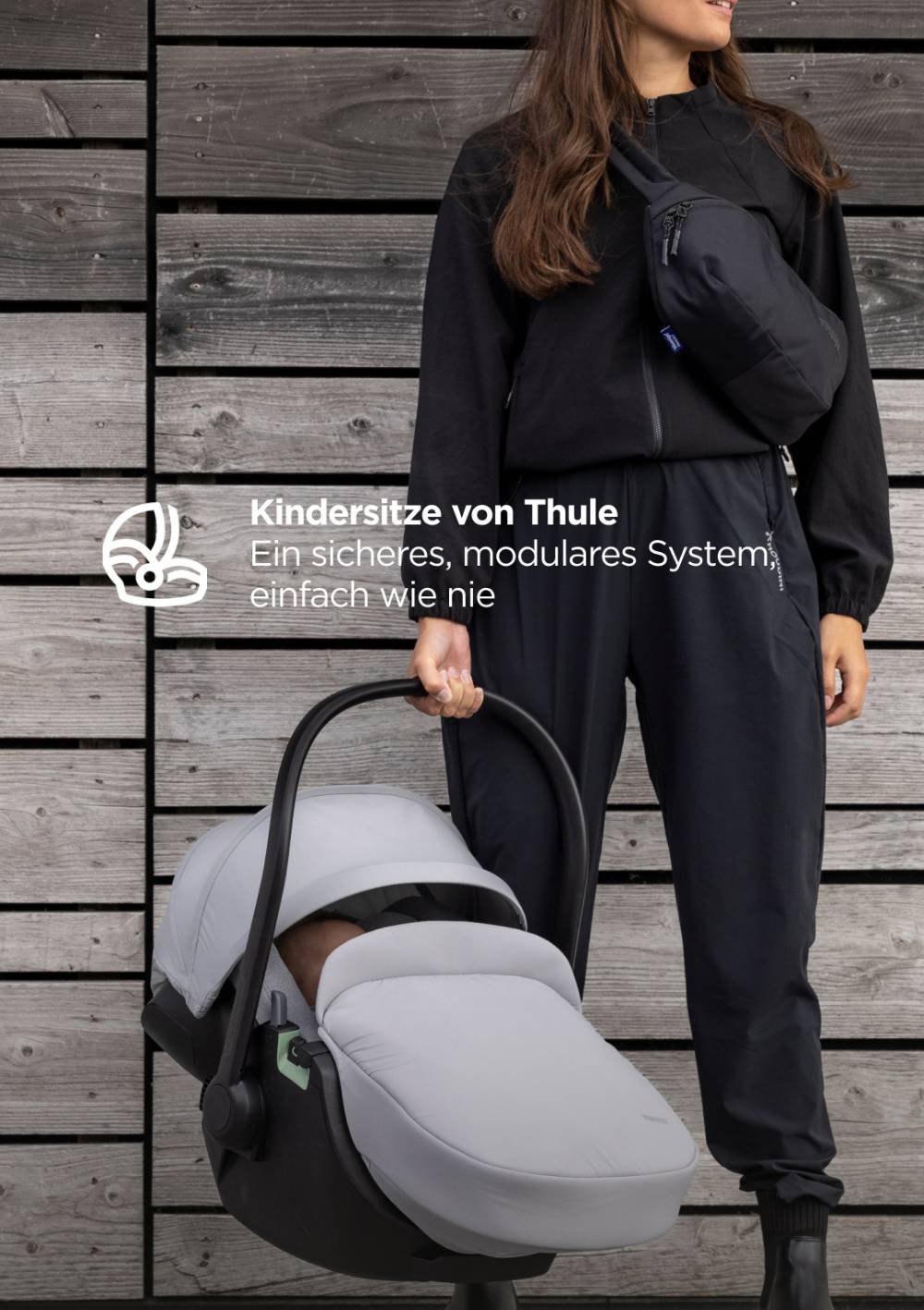 Thule Fußsack für Babyschale Light Grey