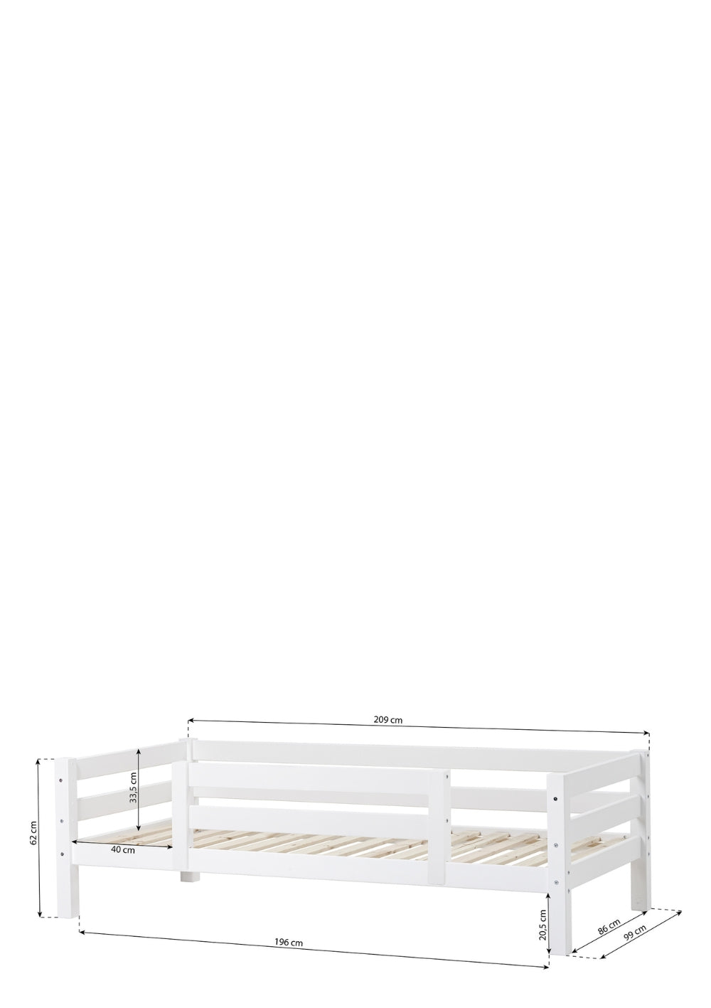 Hoppekids ECO Luxury Juniorbett 90 x 200 cm