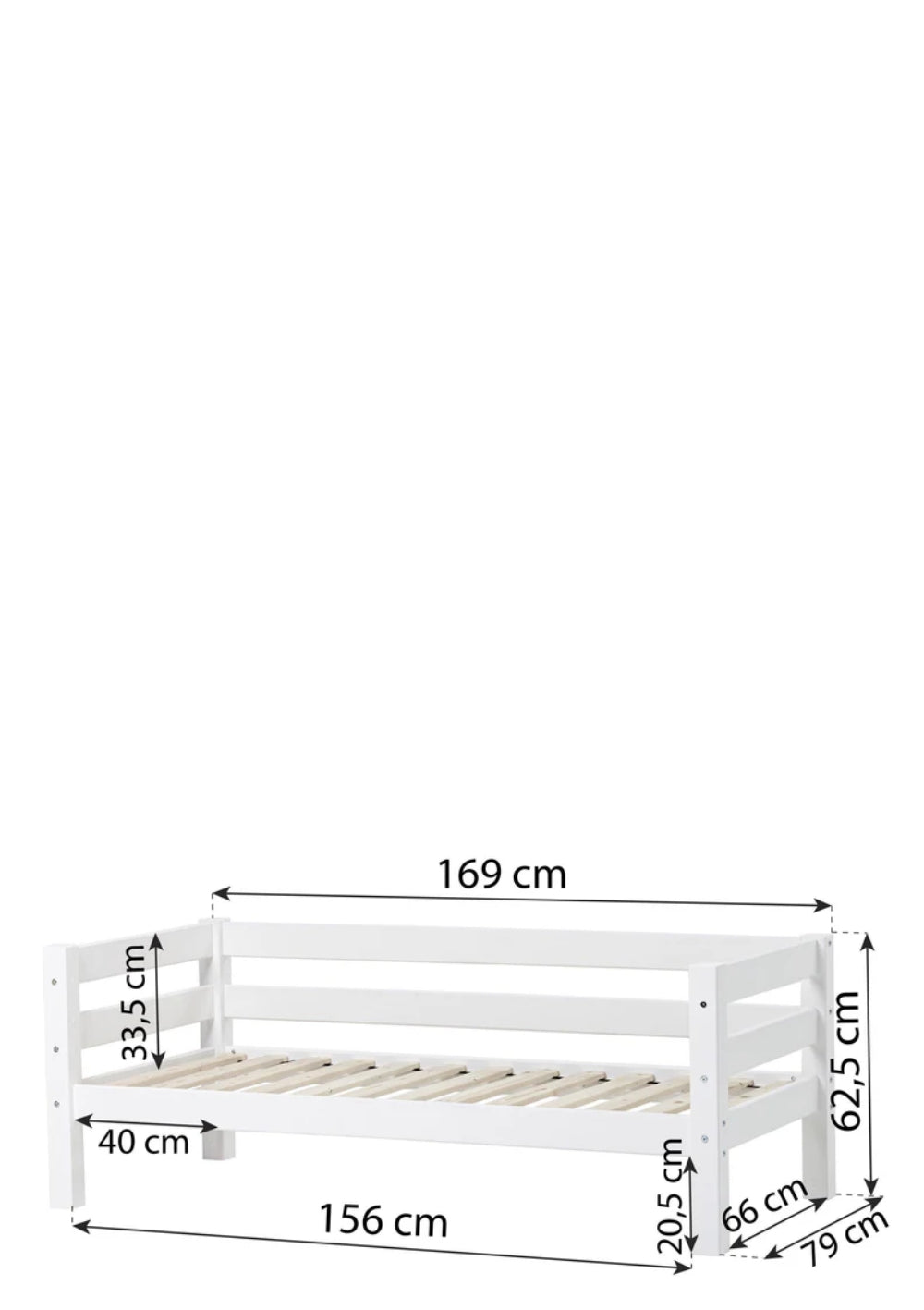 Hoppekids ECO Luxury Juniorbett 70 x 160 cm