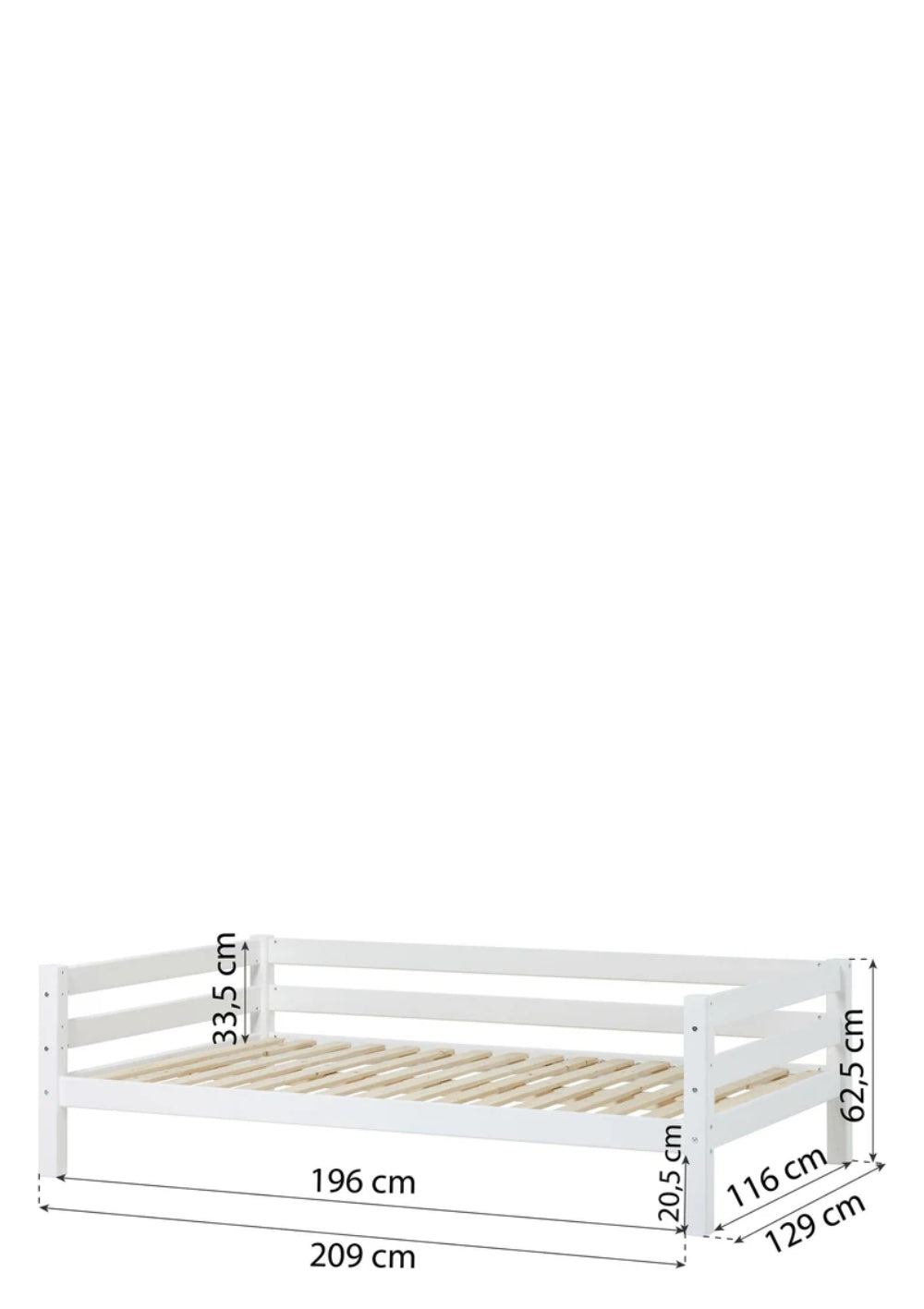 Hoppekids ECO Luxury Juniorbett  120 x 200 cm