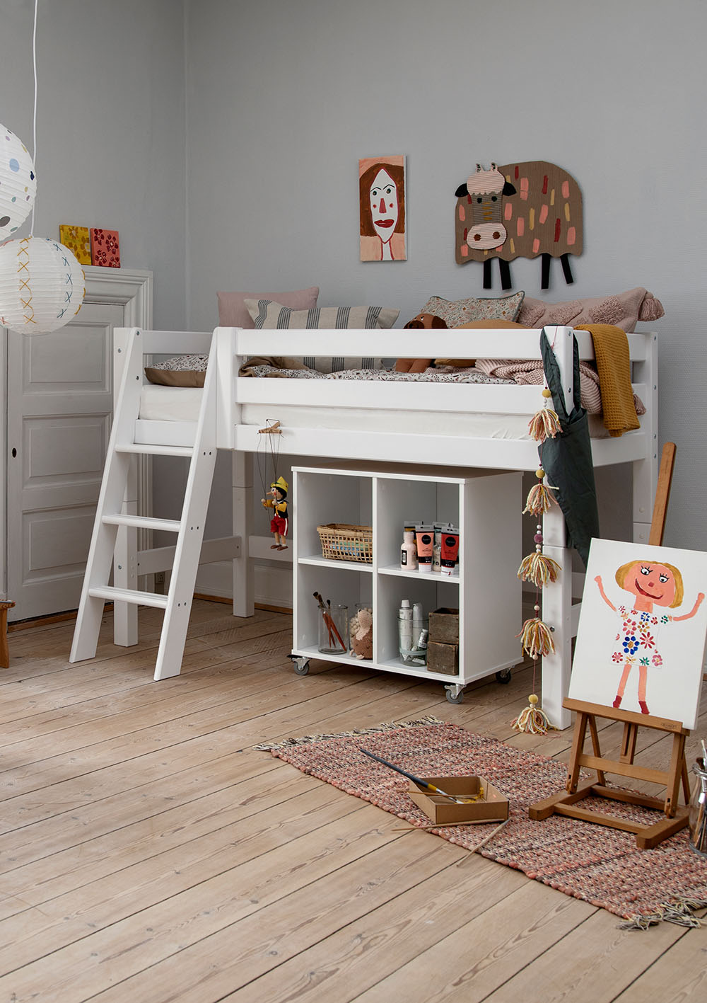 Hoppekids ECO Luxury Halbhochbett 70 x 160 cm