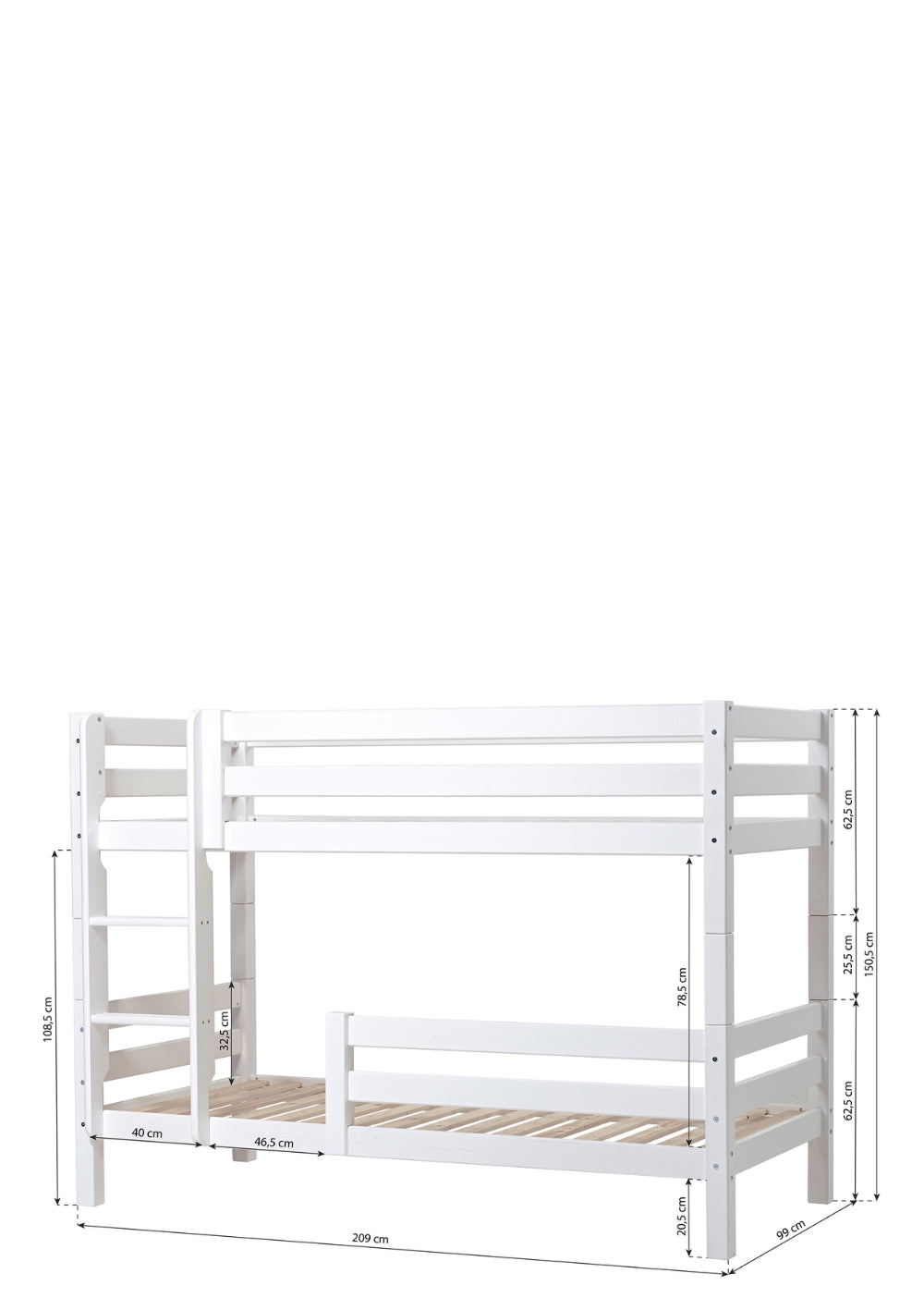 Hoppekids ECO Luxury Etagenbett 90 x 200 cm