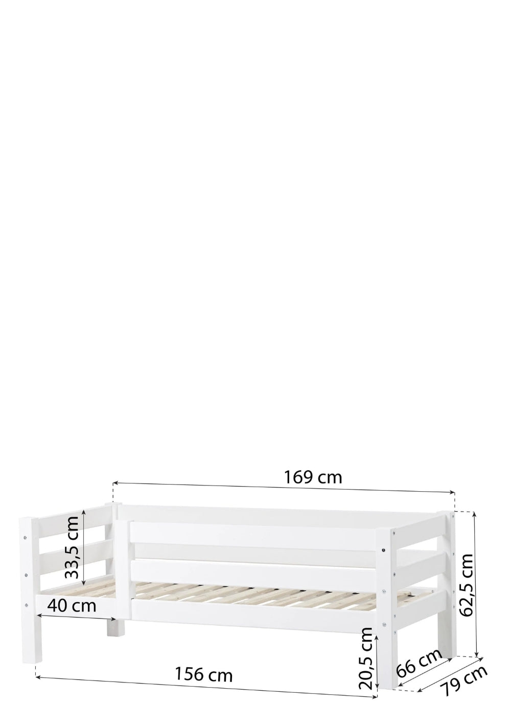 Hoppekids ECO Luxury Juniorbett 70 x 160 cm