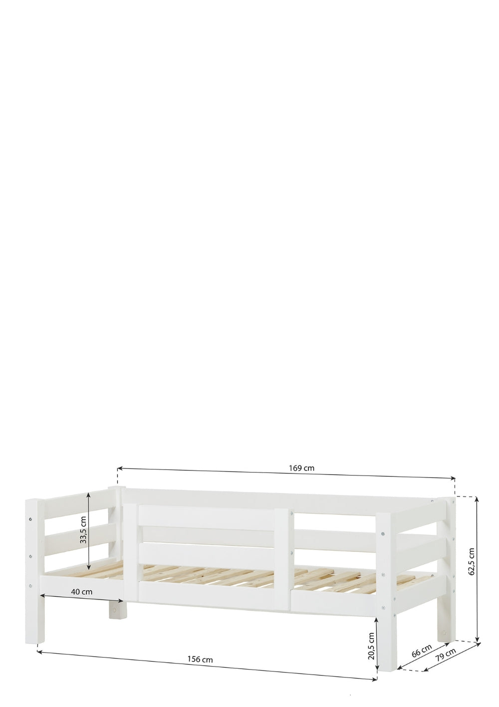 Hoppekids ECO Luxury Juniorbett 70 x 160 cm