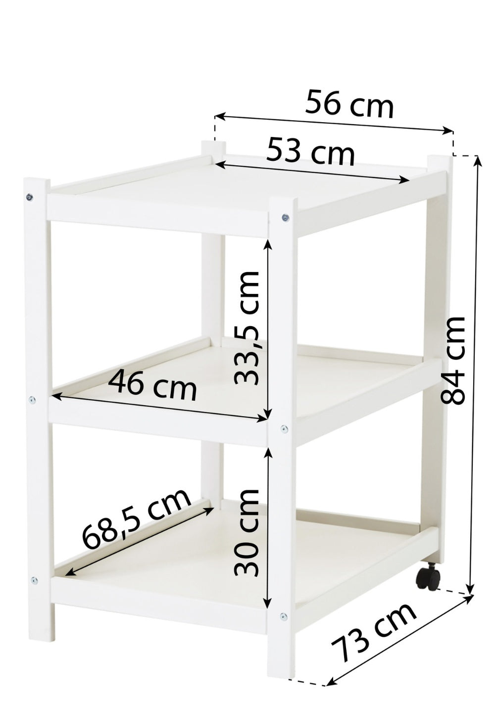 Hoppekids Wickeltisch 'IDA-MARIE'