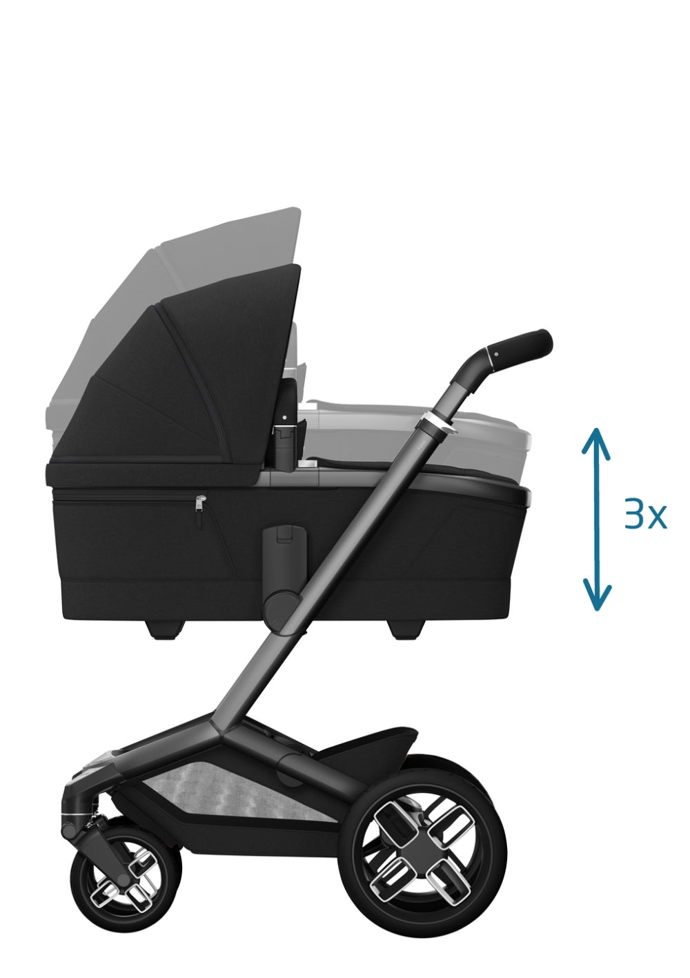 Maxi-Cosi Fame Kinderwagen-Set Twillic Black