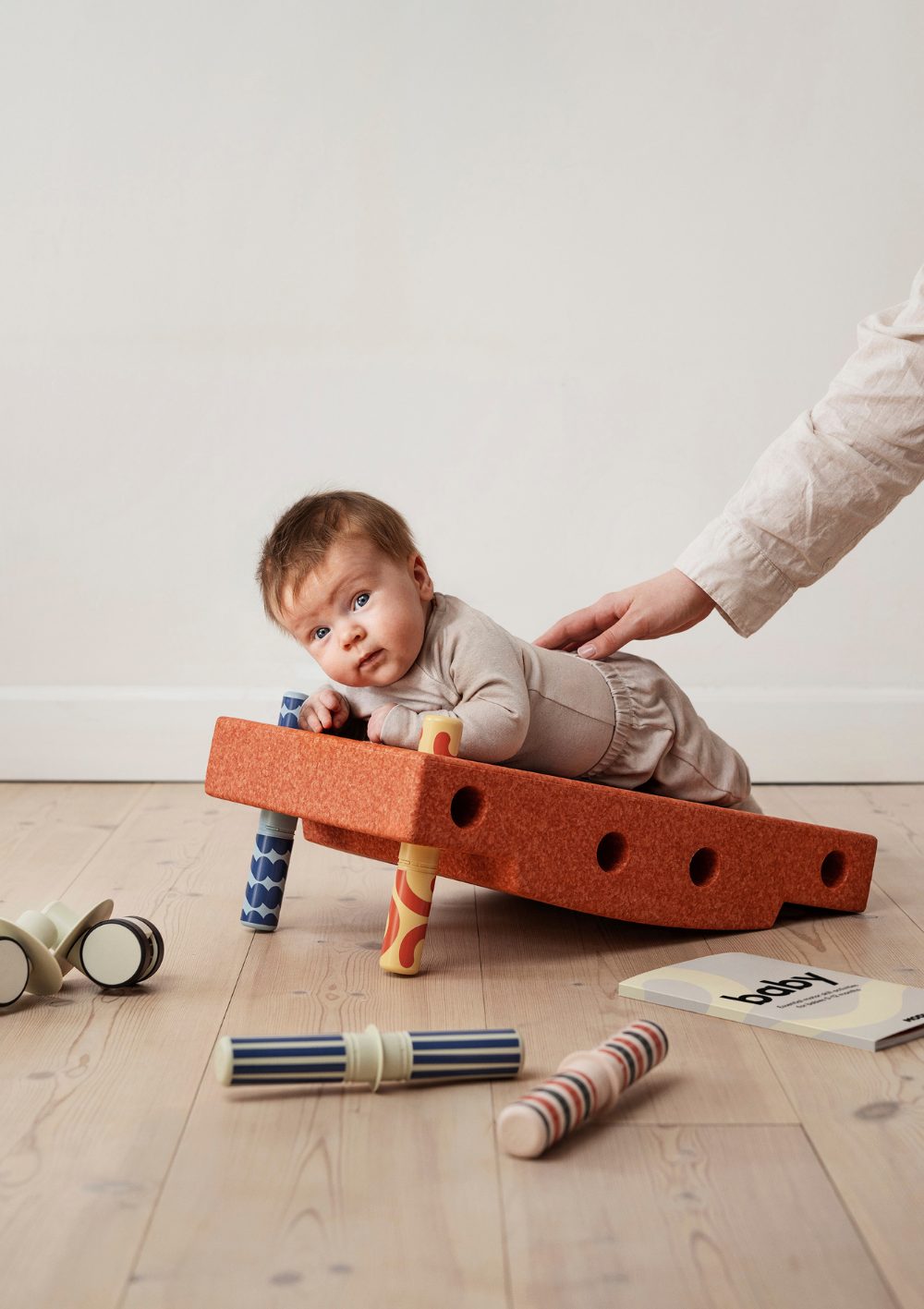 MODU Baby Activity Set Burnt Orange / Dusty Green