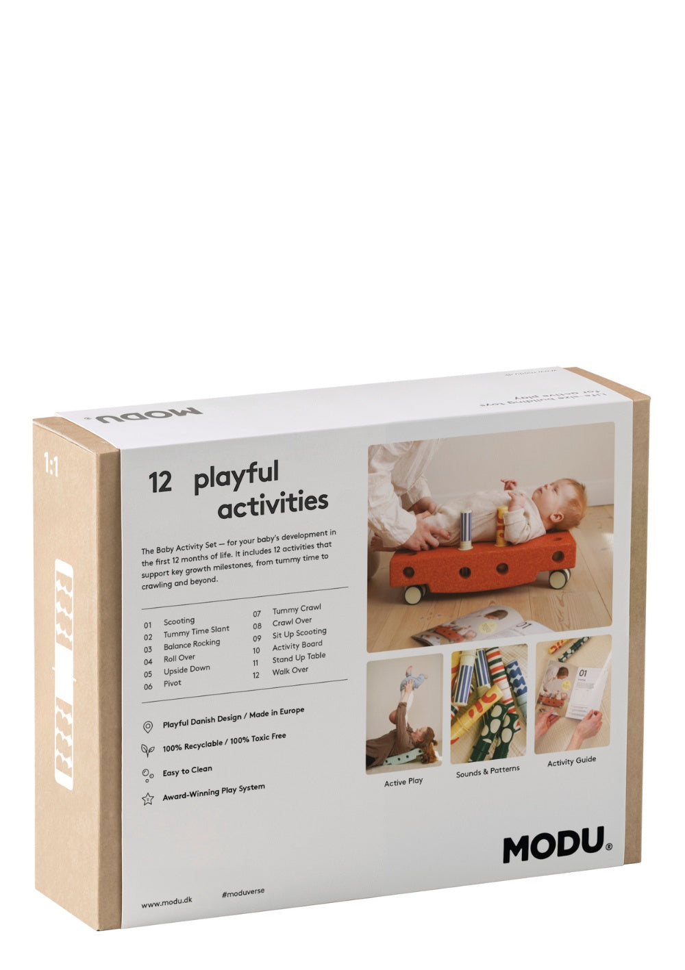 MODU Baby Activity Set Sand Grey / Honey Yellow